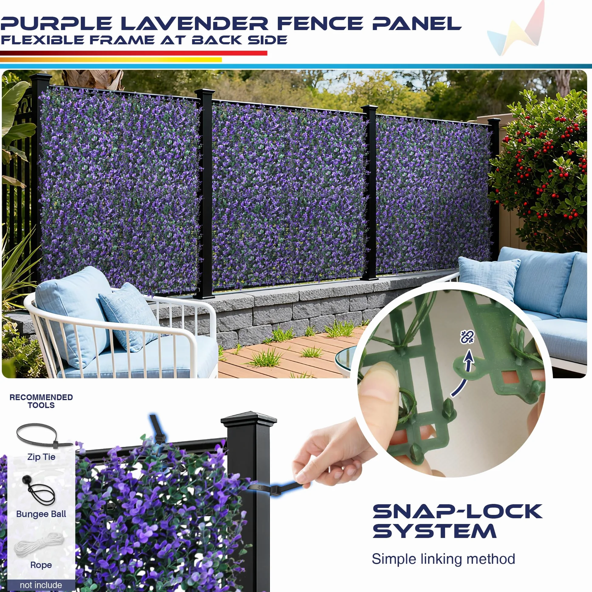 Windscreen4less 6 paneles de boj artificiales de 20 x 20 pulgadas, setos topiarios, plantas, hierba, pared, pantalla de privacidad para exteriores, interiores, jardín, patio, decoración de boda