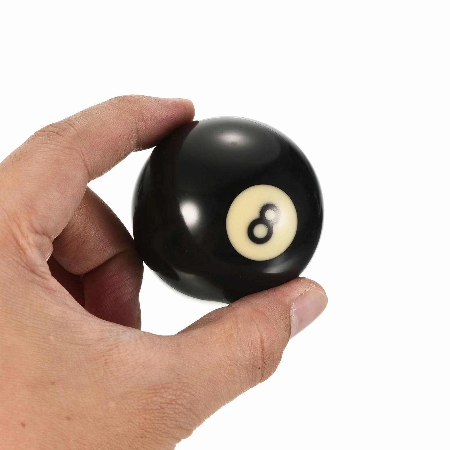 PATIKIL Bola de Repuesto para Billar #8 2-1/4" 2 Unidades Negro