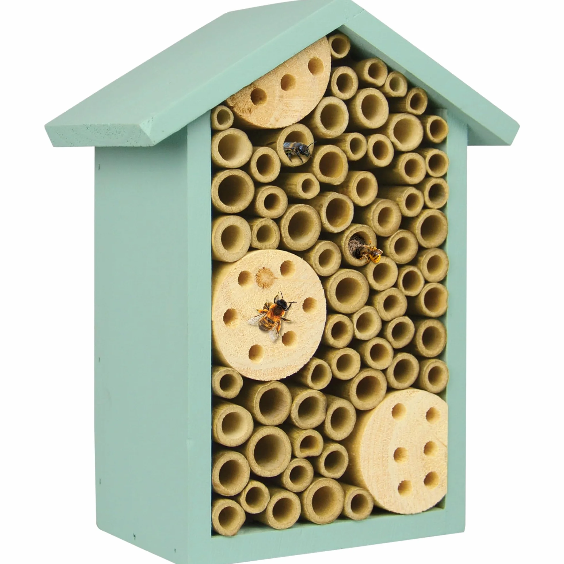 Nature's Way Bird Products PWH1-C Casa de Abejas Verde Azulado
