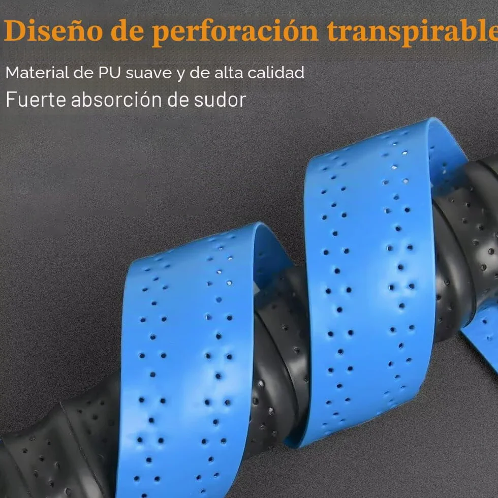 6 Bandas de Agarre para Raquetas de Tenis, Bádminton, Squash, Cinta Autoadhesiva Antideslizante
