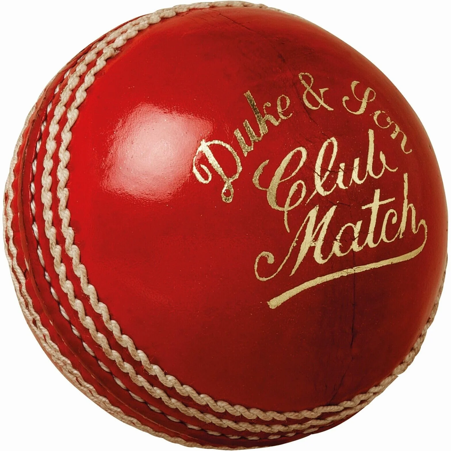 Dukes Club Match Senior Pelota de críquet roja