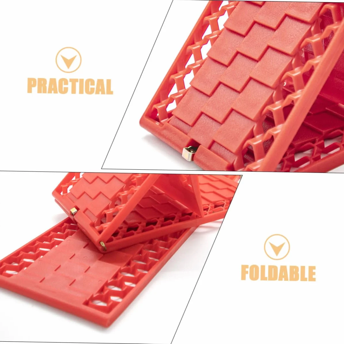Tablas de Tracción Plegables PP para Neumáticos de Coche Recuperación Todoterreno