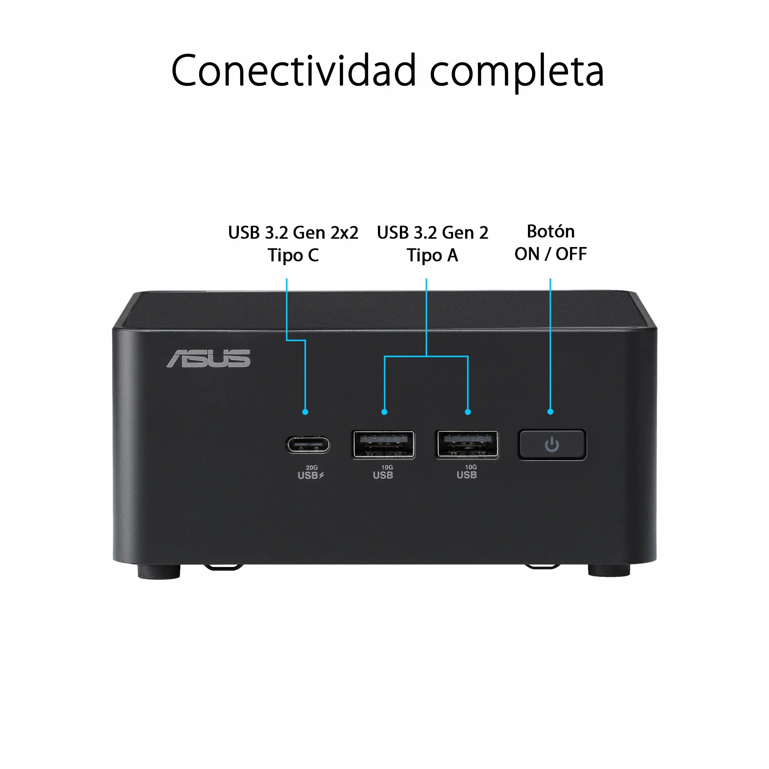 ASUS NUC 14 Pro Ordenador de sobremesa Barebone Intel Core Ultra 5 125H Intel ARC Graphics Slim