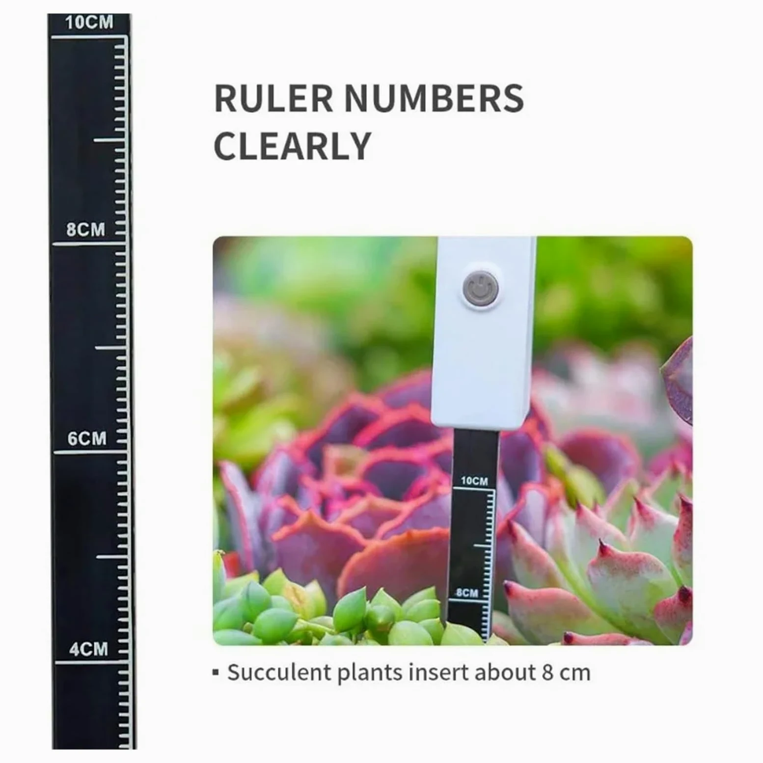 Medidor De Humedad Monitor Universal Con Sensor De Humedad Del Suelo, Detector De Temperatura Y Humedad De Plantas, Herramienta For El Cuidado Del Jardín En Casa, 10 Uds.