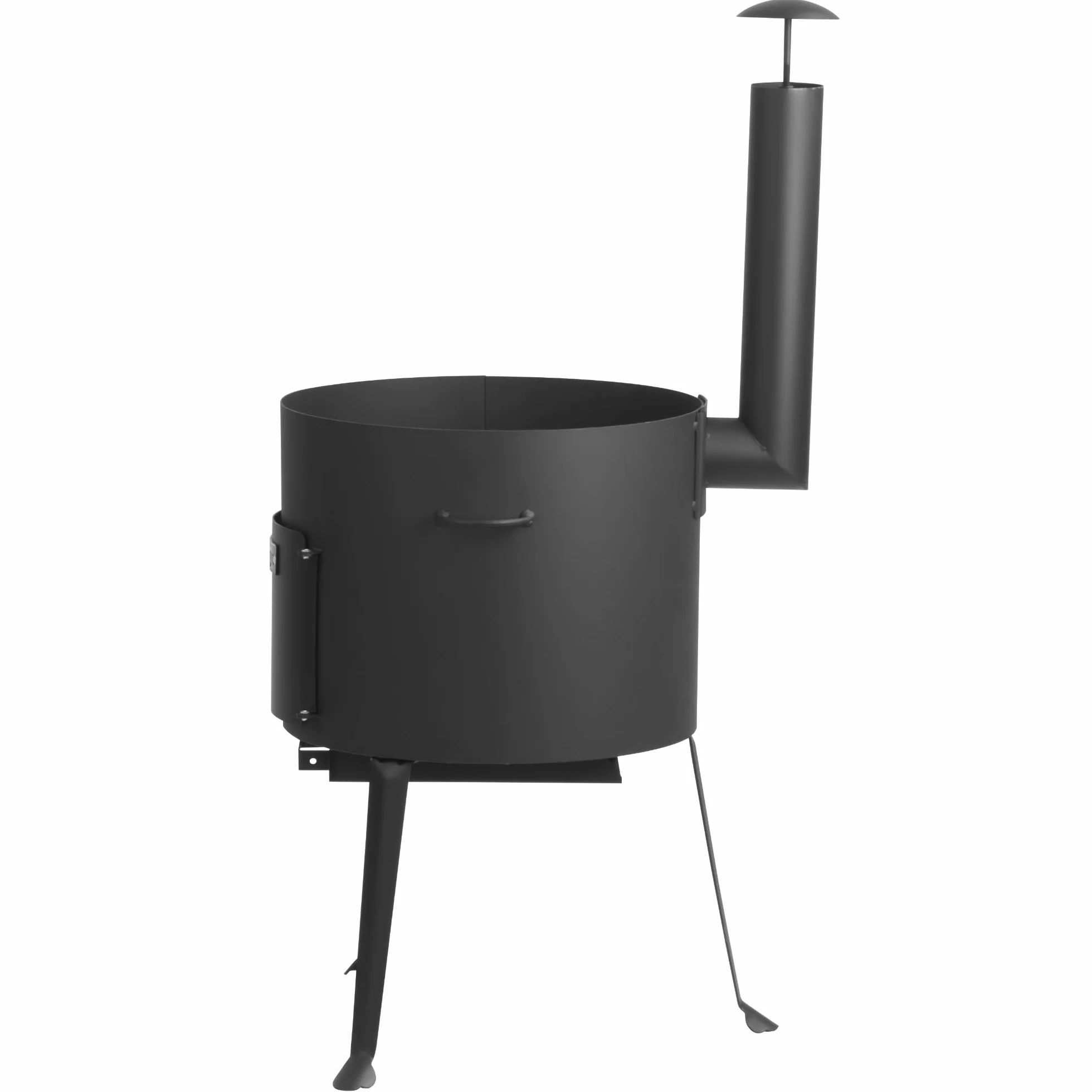 BBQ-Toro Kazan de hierro fundido con horno Kazan, Ø 39,5 cm, cacerola de hierro fundido de 19 l, tapa, caldera para gulash y estofado, cocina exterior, utschak