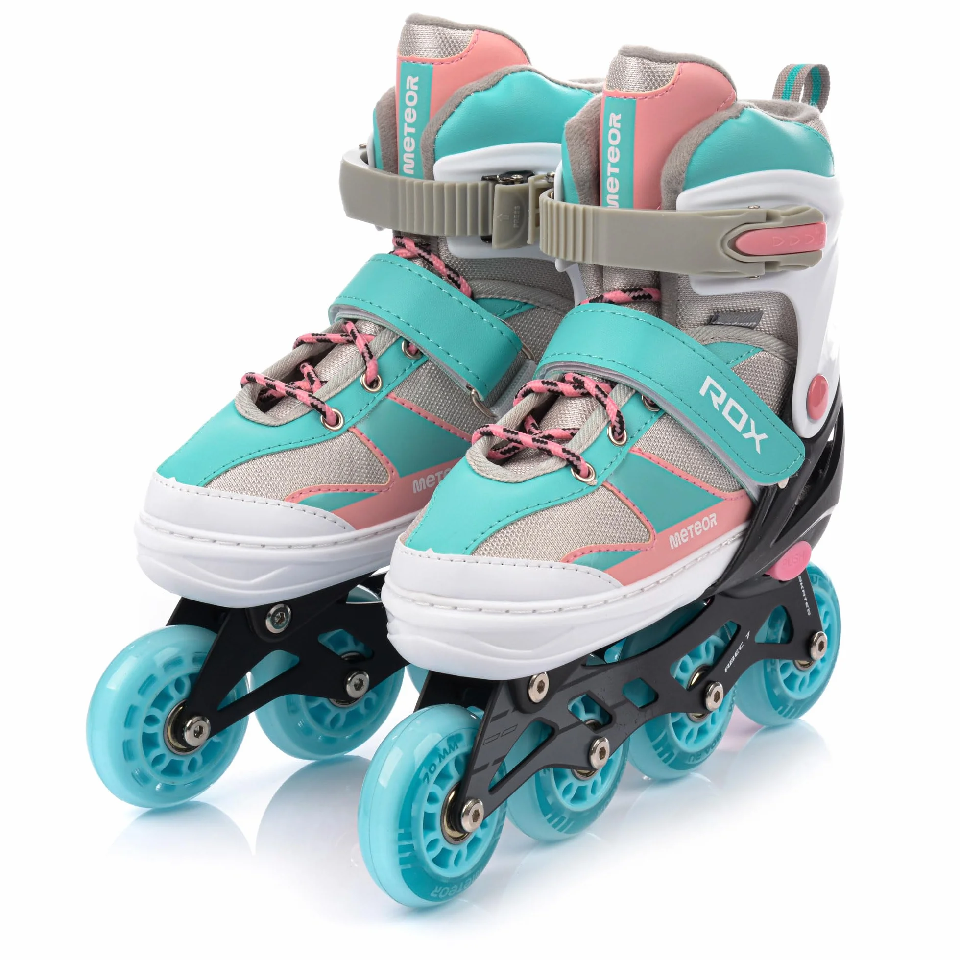 Patines Línea Ajustables para Niños ABEC7 Forro Interior Tamaño Ajustable