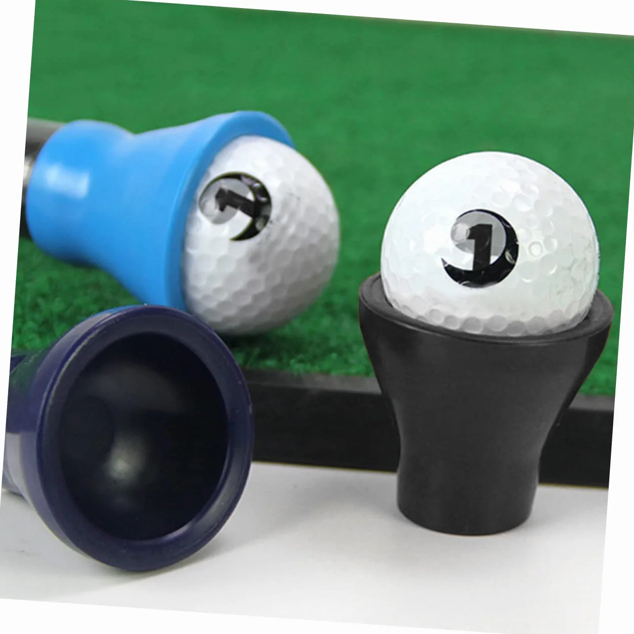 Recogebolas De Golf Portátiles con Ventosa De Goma para Putters Compactos - 6 Unidades Accesorios
