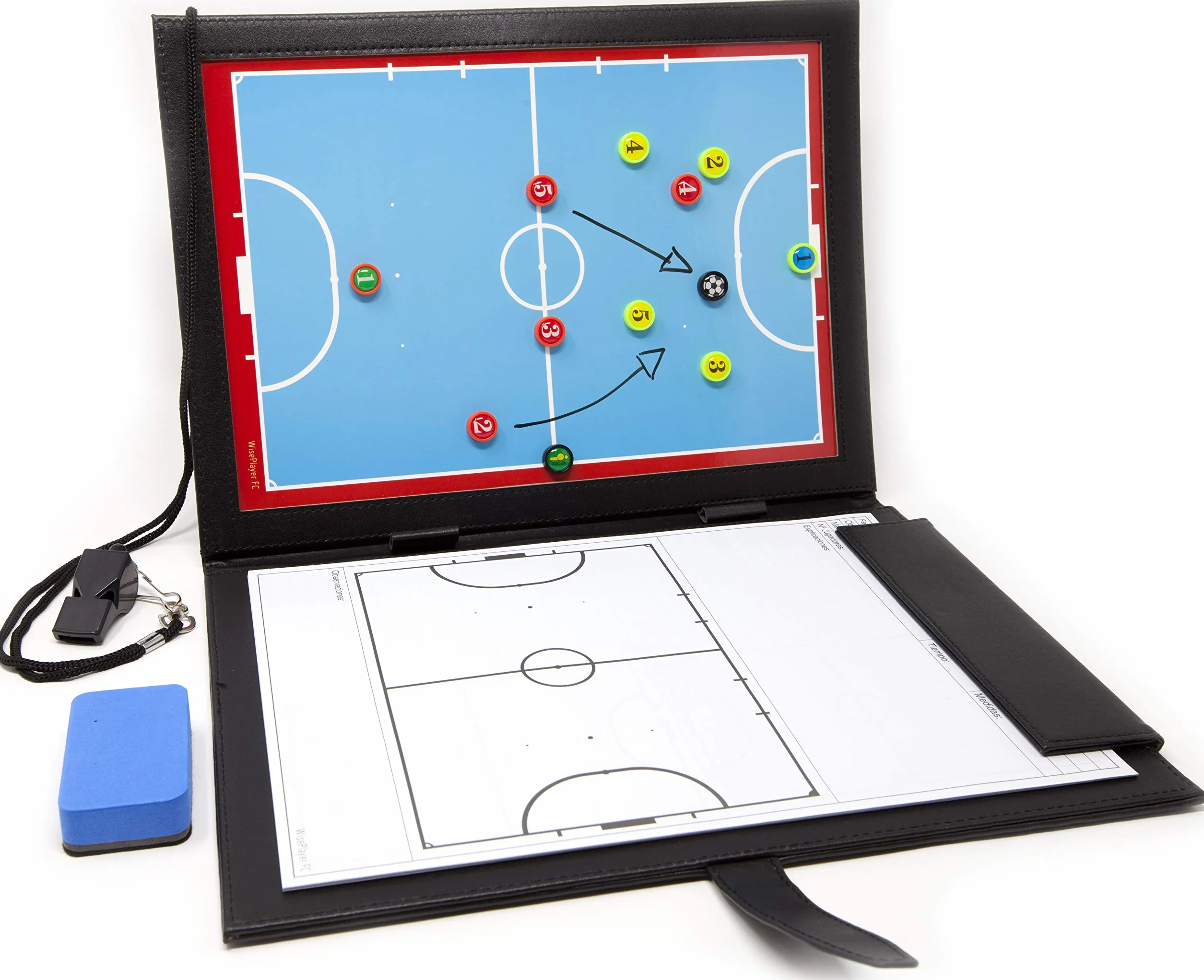 Carpeta Táctica para Entrenadores de Fútbol Sala con Bolsillo