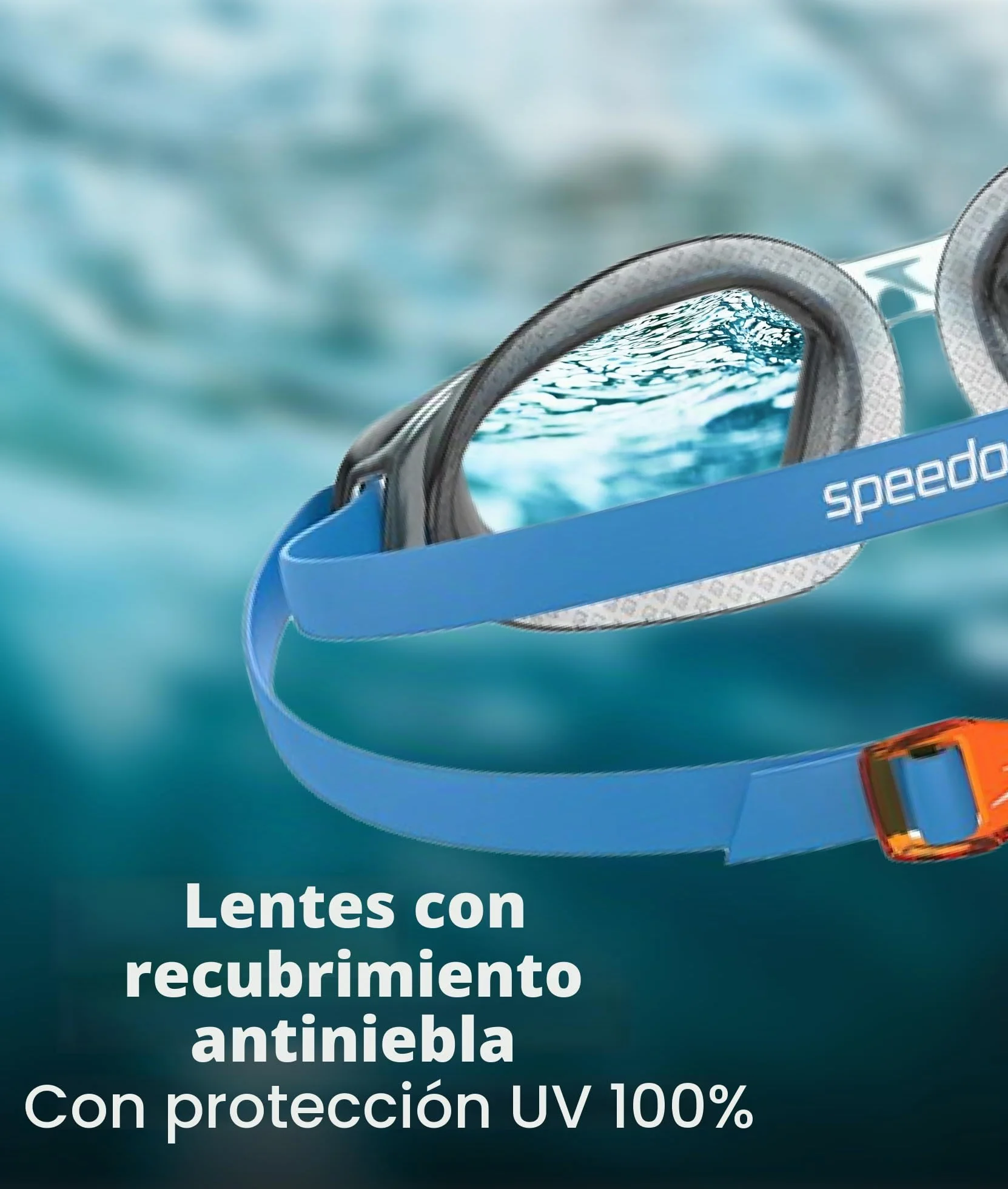 Speedo Gafas de natación Hydropulse Niños Antivaho Ajustable