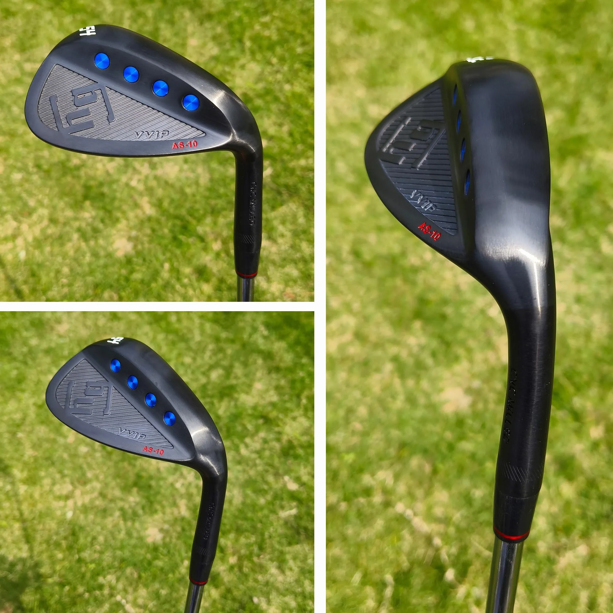 Yamato Juego de cuñas de golf forjadas 50/52/54/56/58/60 cara fresada giro alto