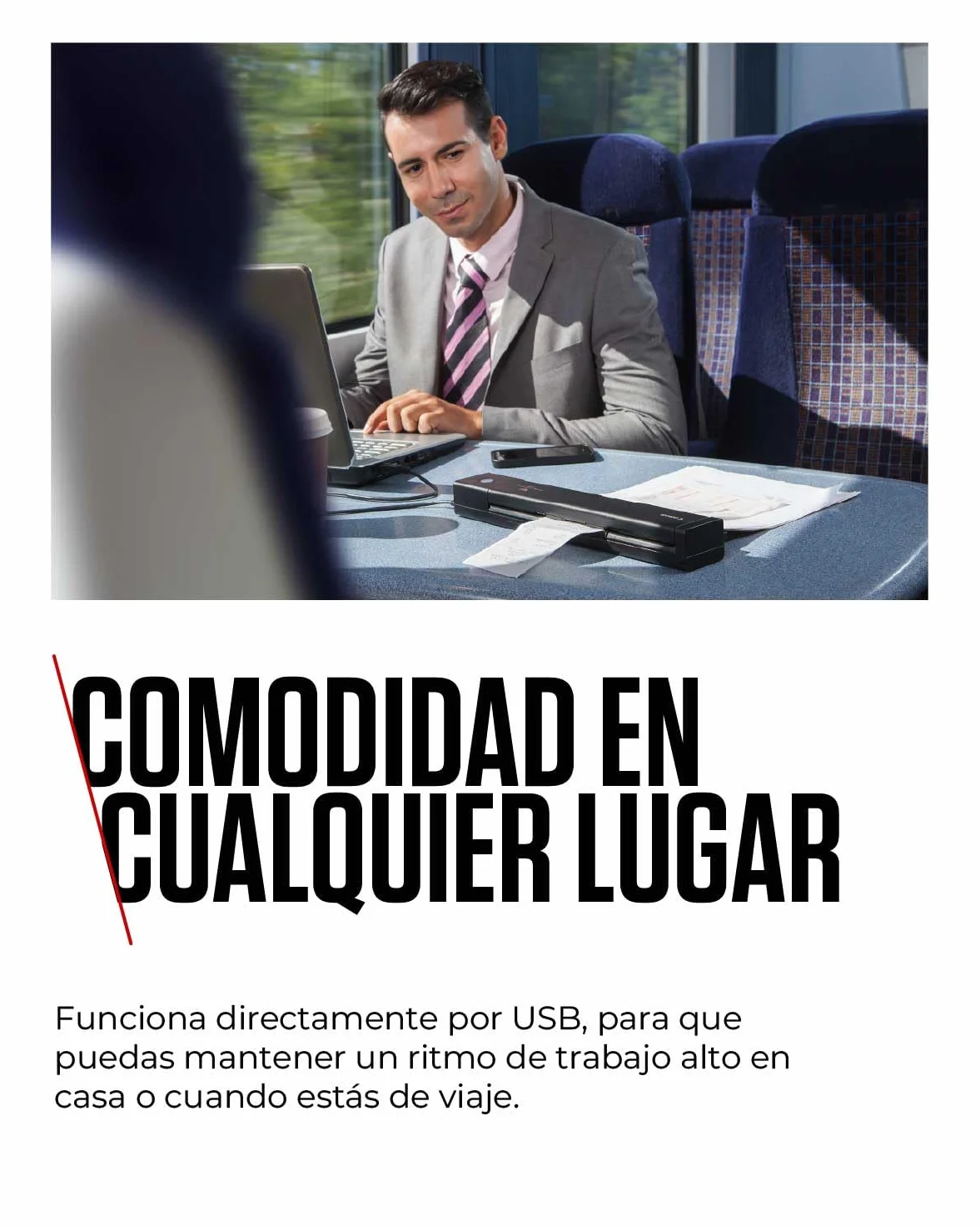 Canon imageFORMULA P-208II Escáner Portátil Doble Cara USB Alimentador 10 Hojas