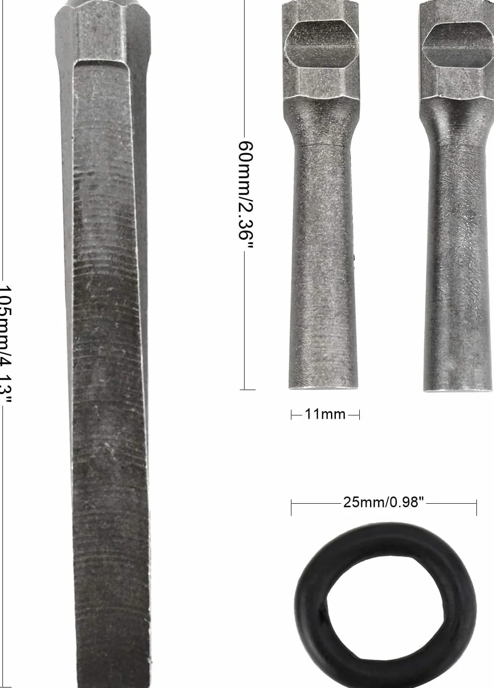 Cuñas Piedra 10 piezas Cuña Leña 16mm Divisor de Piedra Herramienta Divisora de Hormigón para Mármol Granito Roca