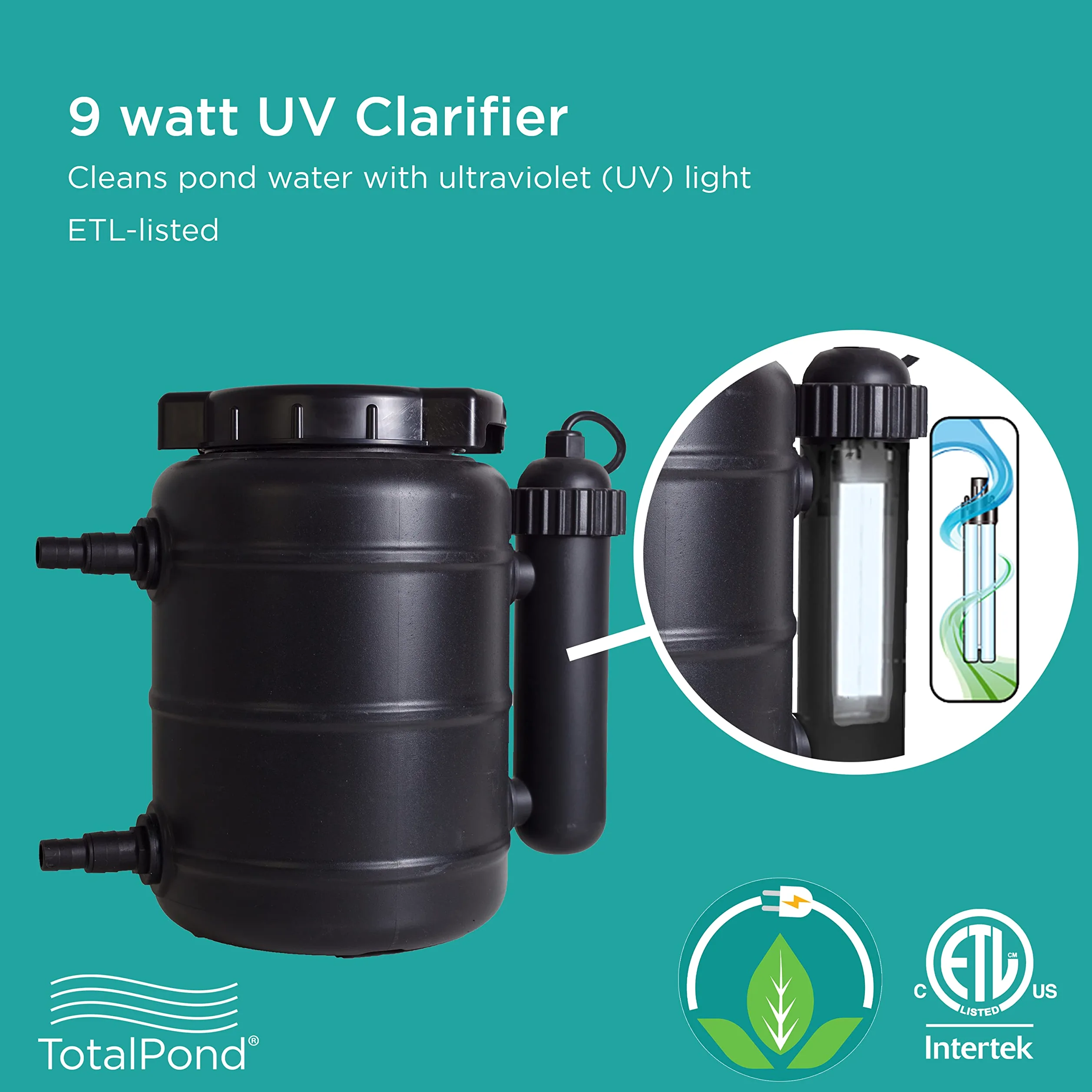TotalPond Filtro biológico presurizado PF1200UV con clarificador UV