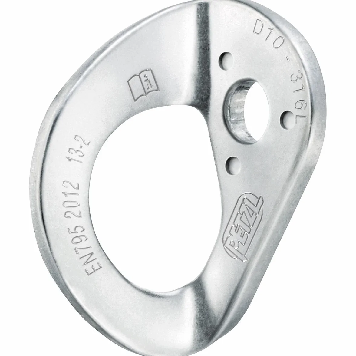 Petzl Coeur Stainless 10 mm Grey