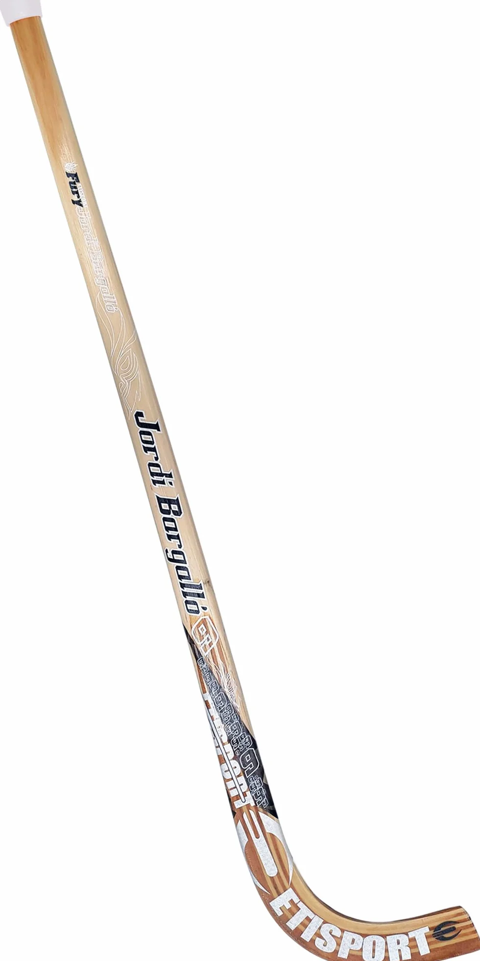 Jordi BARGALLÓ Stick de Hockey Profesional Rígido Peso Medio Mango Delgado Hickory Pala Laminada Fibra Exterior