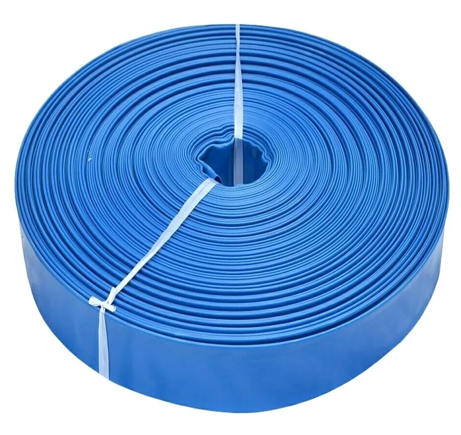 IBO - Manguera de PVC (2", 50 m, flexible, manguera plana