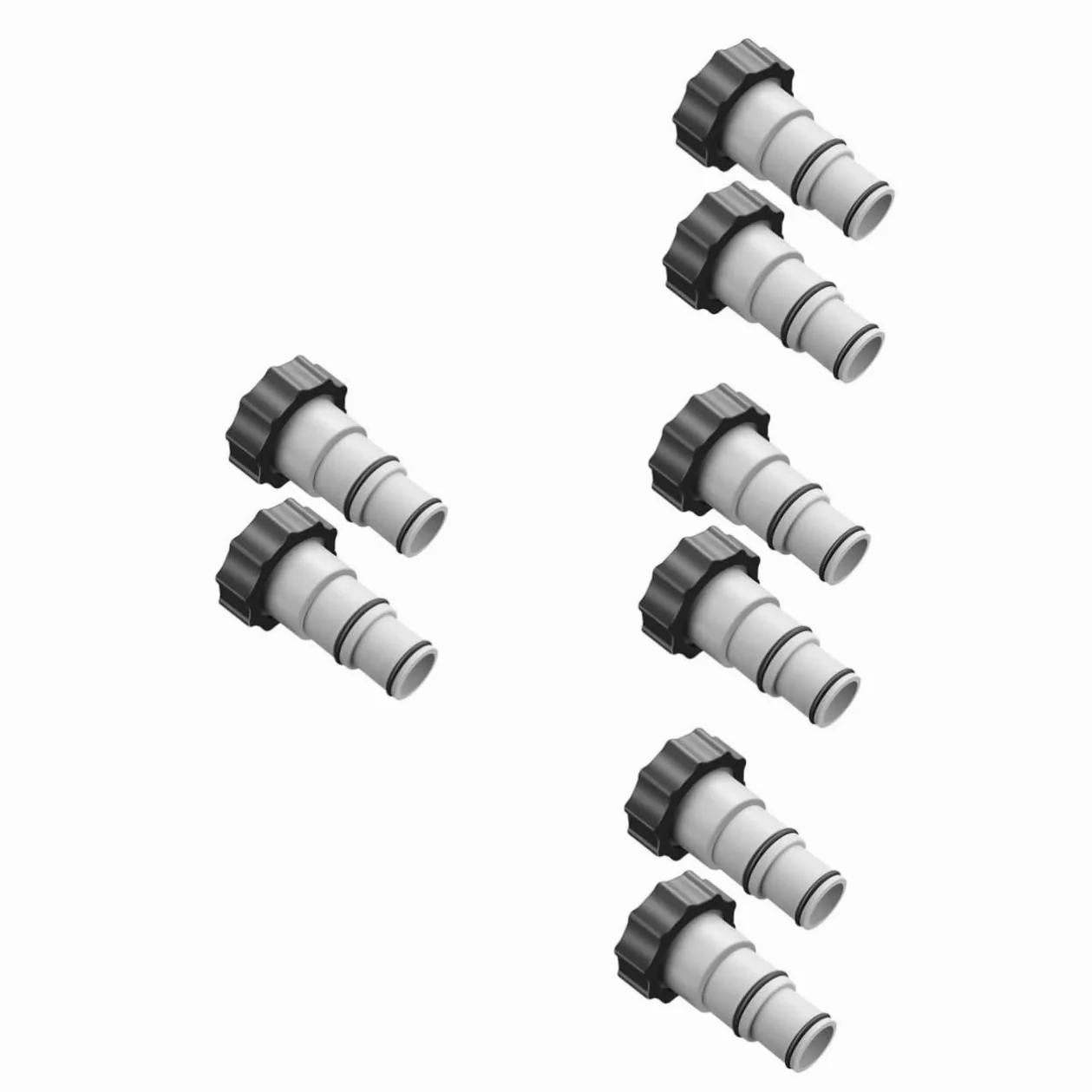 BESPORTBLE Adaptador De Bomba De Filtración De Piscina Adaptadores De Manguera De Piscina Bomba De Filtro De Piscina Adaptador De Manguera De Piscina Elevada Bomba De 2 Piezas x 4