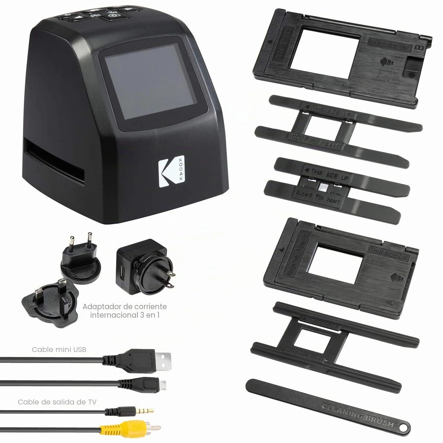 Kodak Mini escáner Digital de películas y Diapositivas Negro