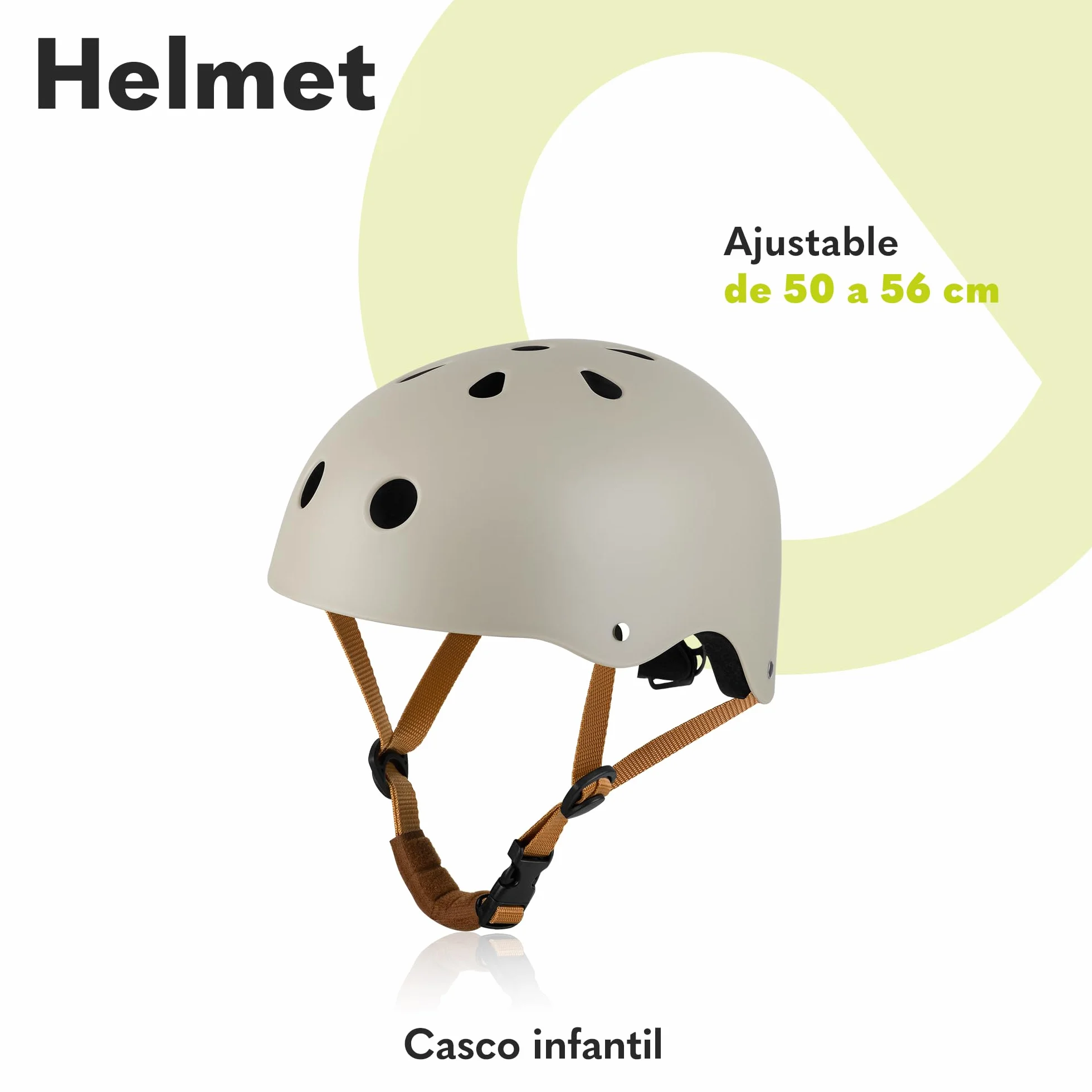LIONELO Helmet Casco Protector Bicicleta Infantil Ajustable 50-56 cm Protector de Barbilla con Certificado Intertek Talla S