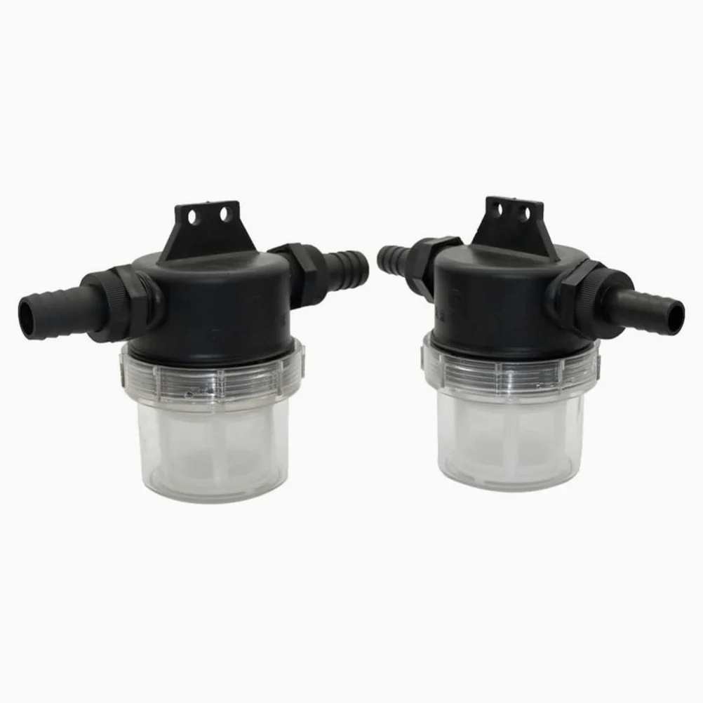 Filtro de manguera de agua en línea - Prefiltro de flujo grande de malla 40 for riego de jardines y uso agrícola, 1 unidad