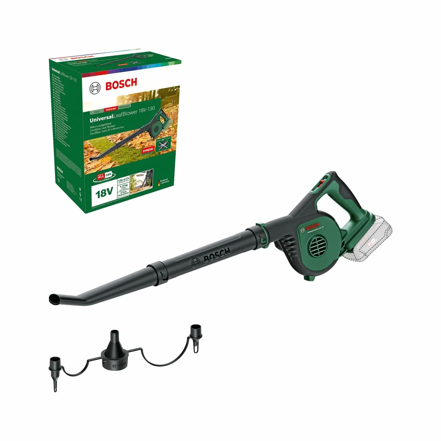 Bosch UniversalLeafBlower 18V-130 Soplador de Hojas a Batería 18V