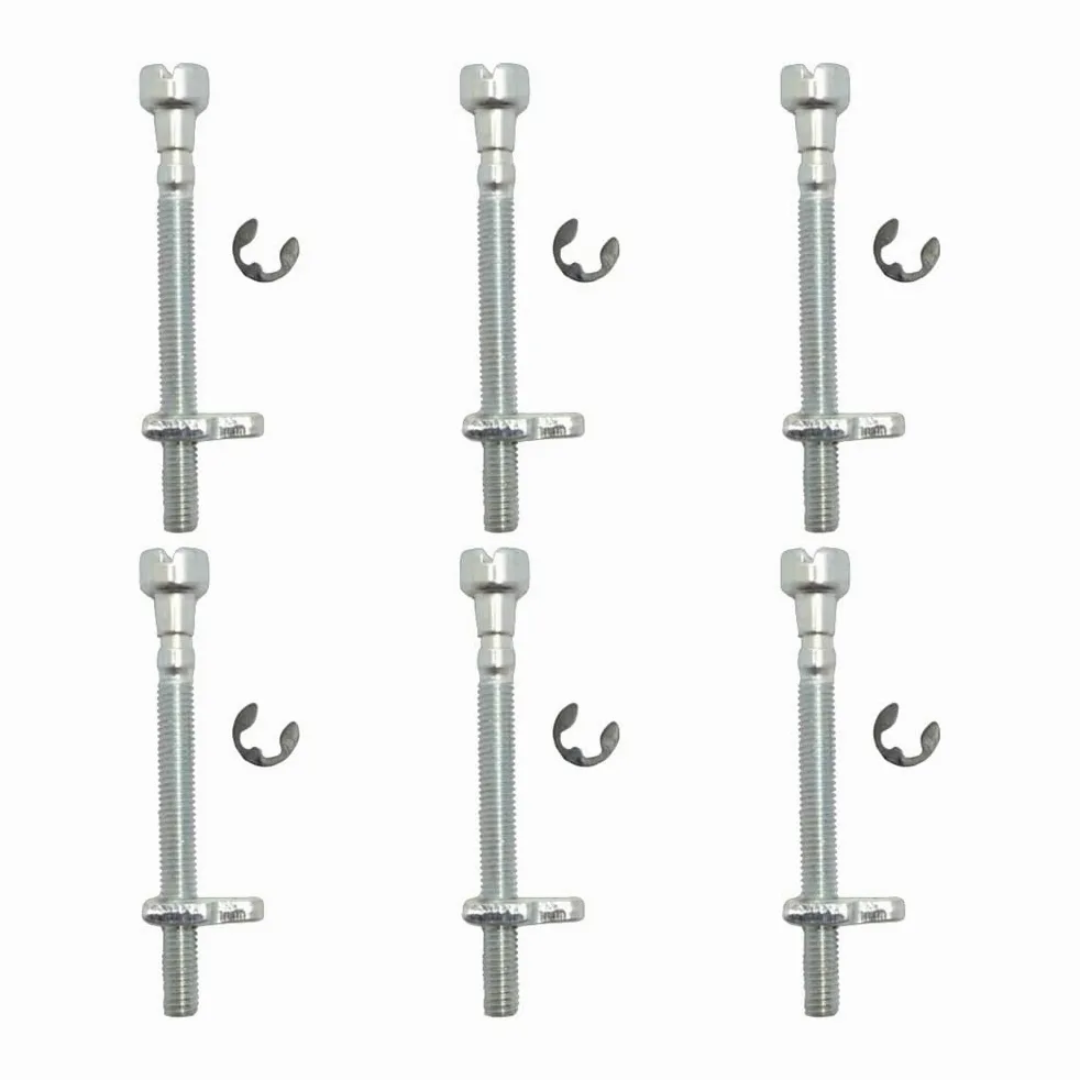 Tornillo Tensor de Ajuste de Barra de Cadena, 6 Unidades, Compatible con motosierras 235, 240, 36, 41, 136, 141, 137, 142, 2200, 2300, 2500, 2600 y 2750.