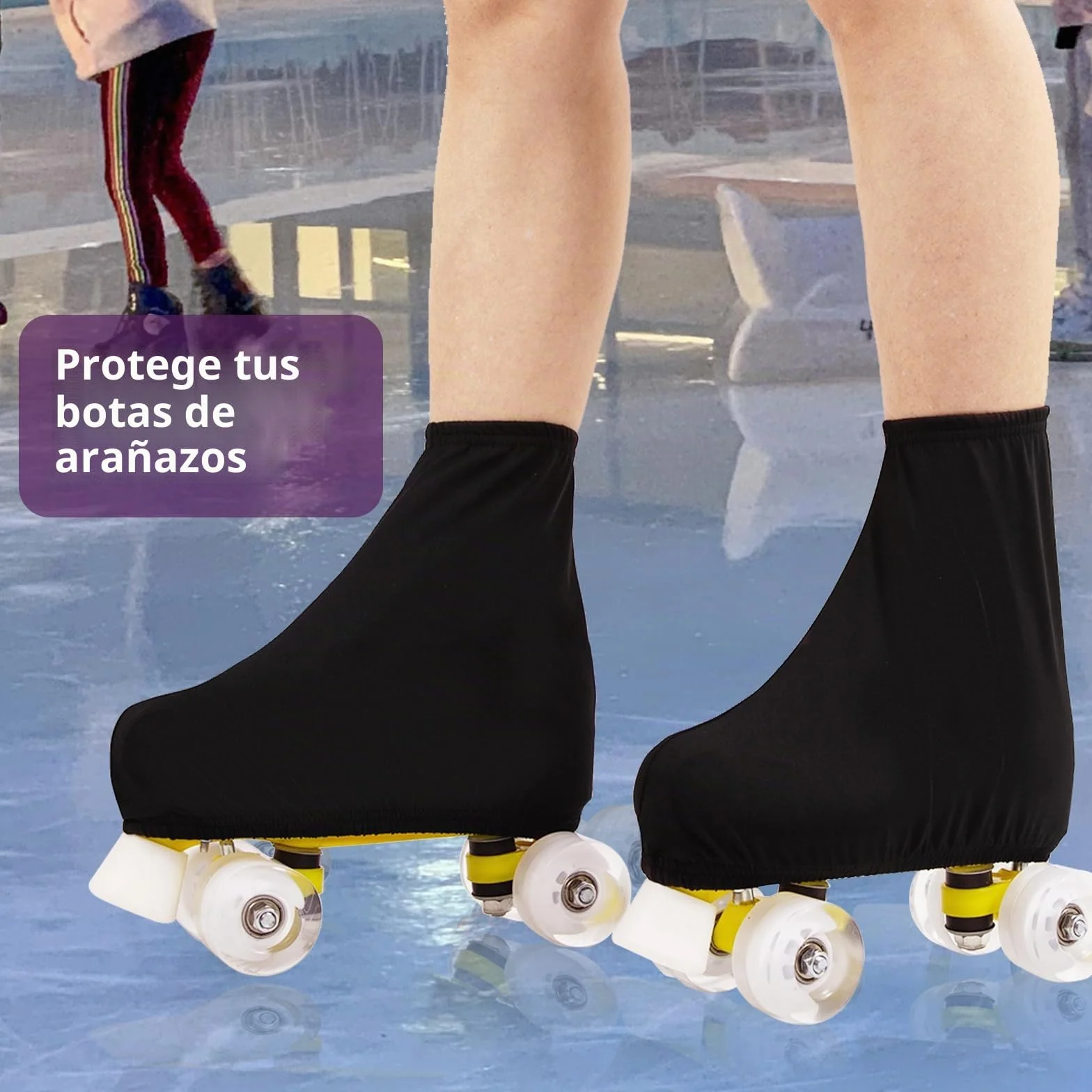 Funda elástica para patines y patines de hielo, cubiertas para patinaje artístico