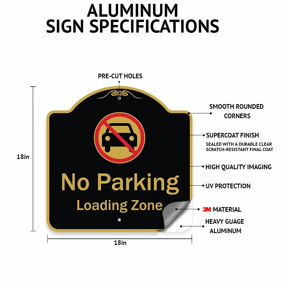 SignMission Cartel de la serie Designer – Parking Reserved for Pastor's Wife | Negro y dorado 45.7 cm x 45.7 cm Cartel arquitectónico de aluminio de calibre pesado | Protege tu negocio y municipio |
