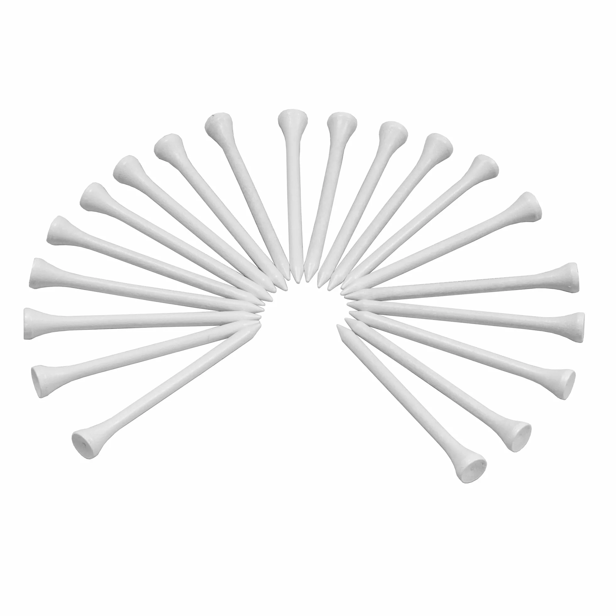 Longridge Tees de golf blancos de madera