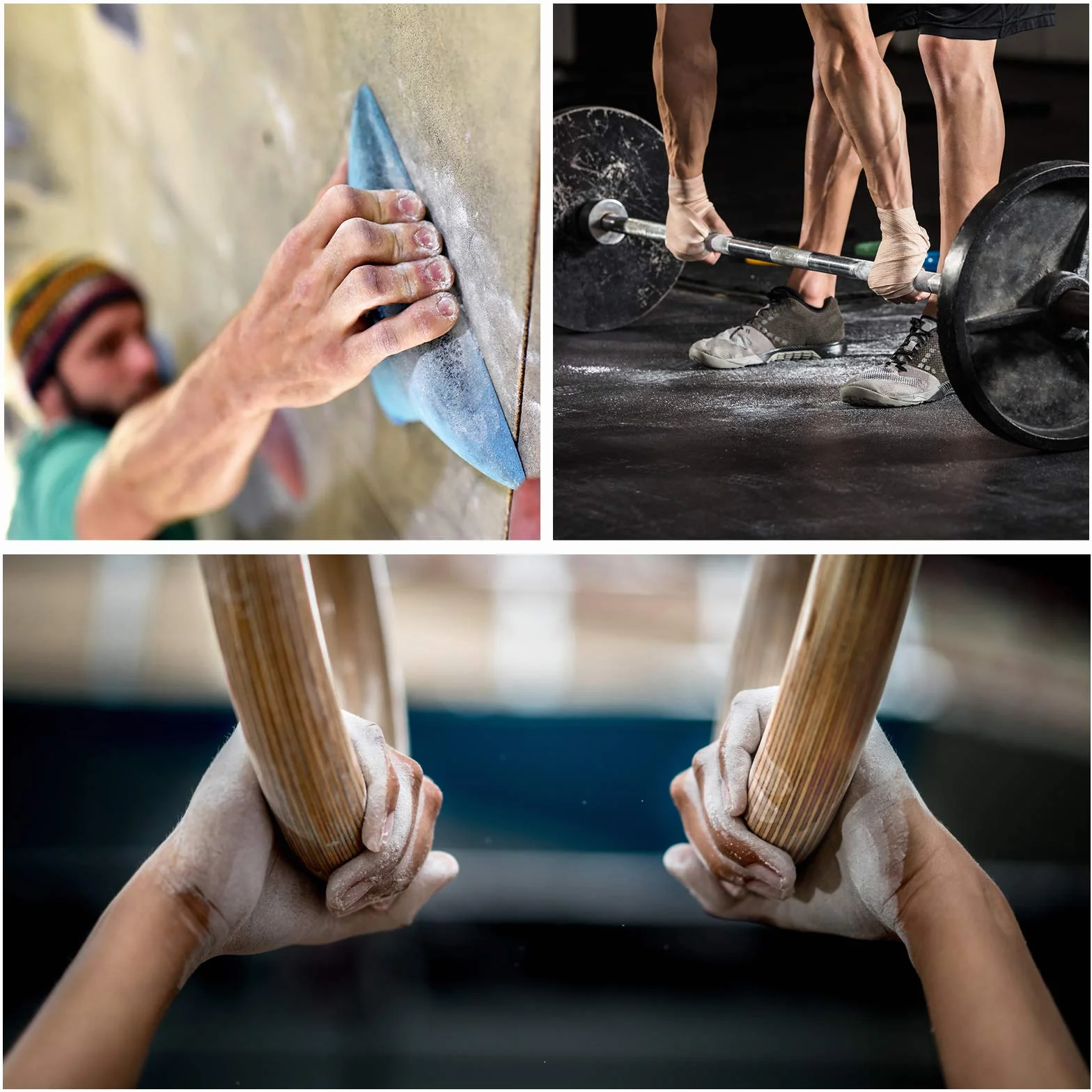 ALPIDEX Bloque de Tiza Magnesio 56 g Gimnasia Halterofilia