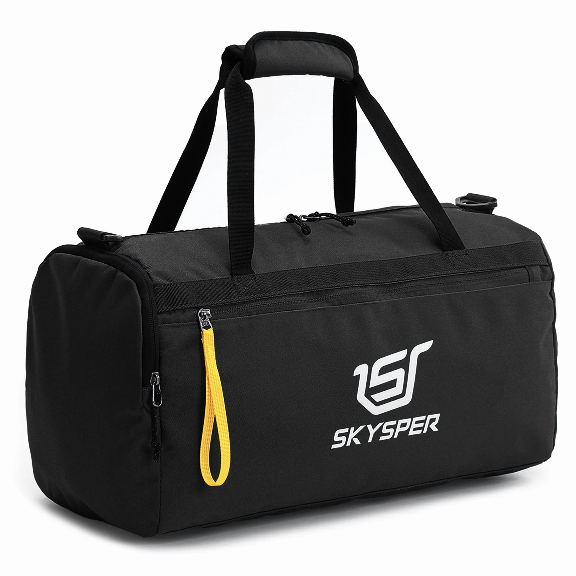 SKYSPER Bolsa Deporte 30L, Bolsa Gimnasio Separación Seca Húmeda Viaje Hombre Mujer