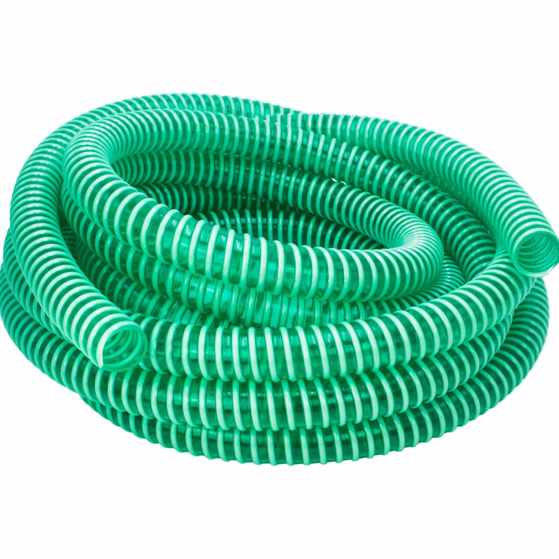 AWM Manguera de aspiración verde 1 1/4" (32 mm), manguera en espiral, manguera de presión, 32/38 (10)