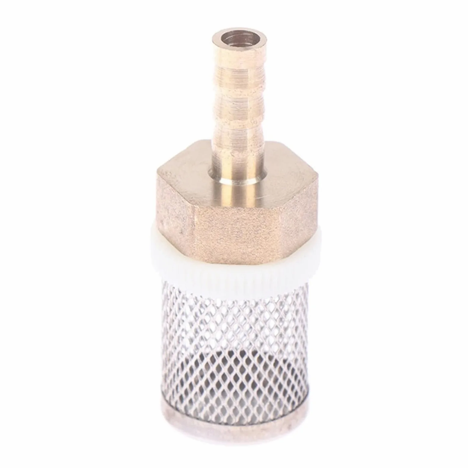 Filtro Flexible de Acero Inoxidable, Filtro de Agua for riego de jardín, Lavado de Autos, Malla de 1,5 mm, latón, Acero Inoxidable, Varios tamaños(8MM)