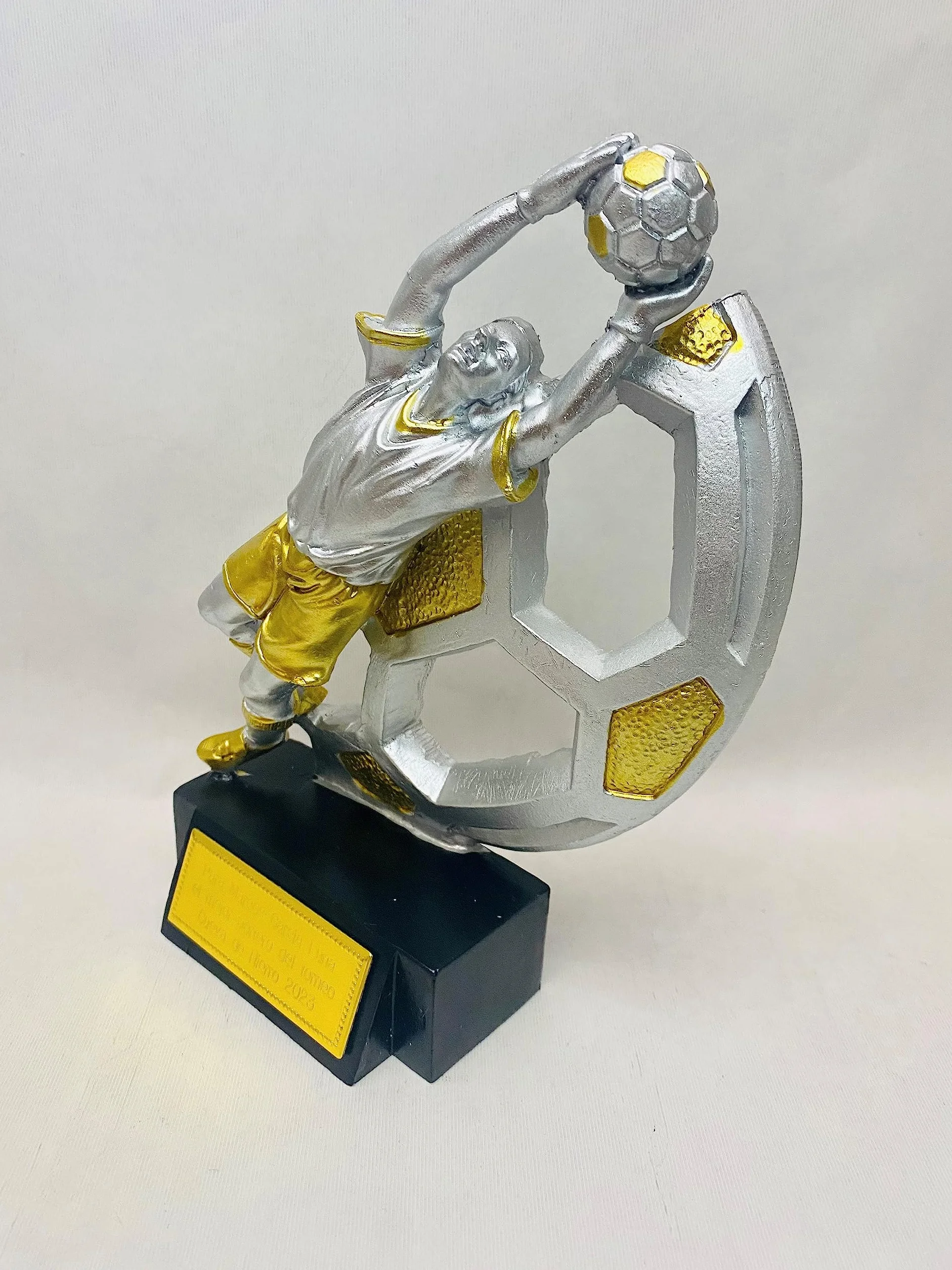 Trofeo Portero Fútbol GRABADO Premio Zamora PERSONALIZADO