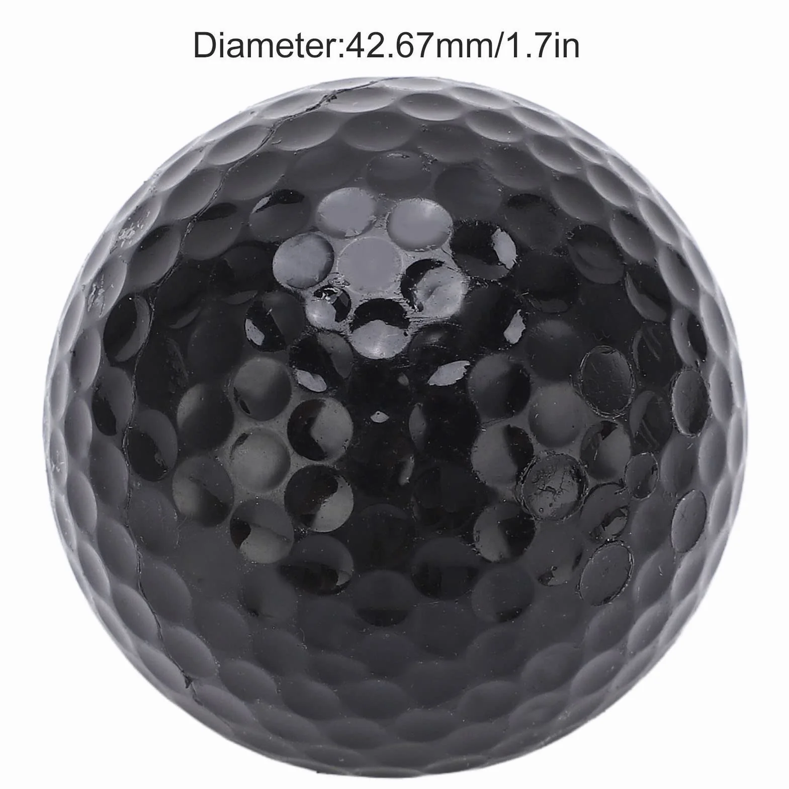 BuyWeek Pelotas de Golf flotantes 2 Capas Flotador Rango de Agua Pelota de Práctica Entrenamiento Negro