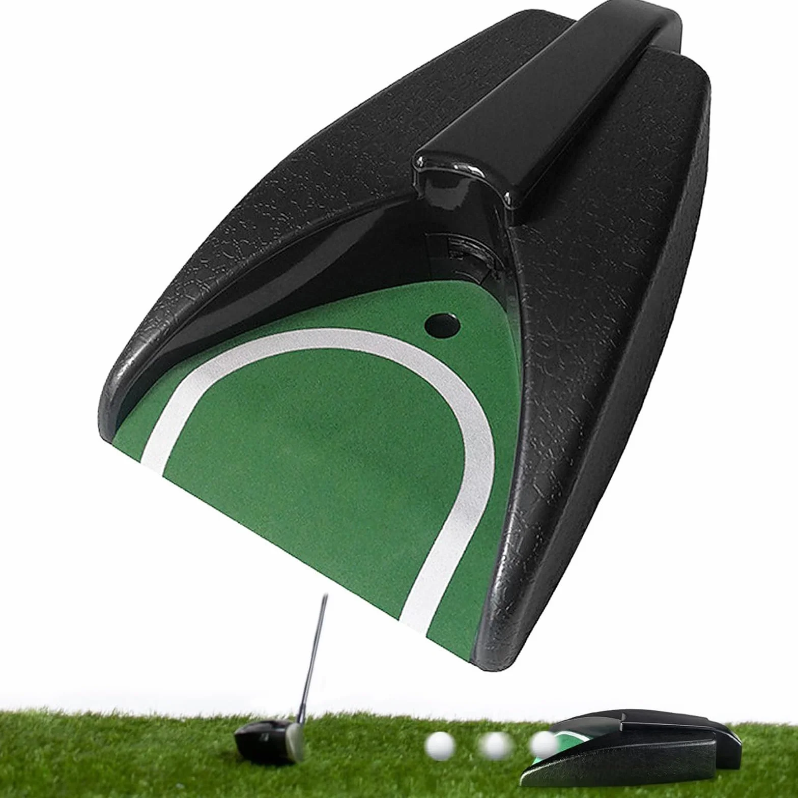 Lanzador automático de bolas de golf, máquina de retorno para práctica al aire libre