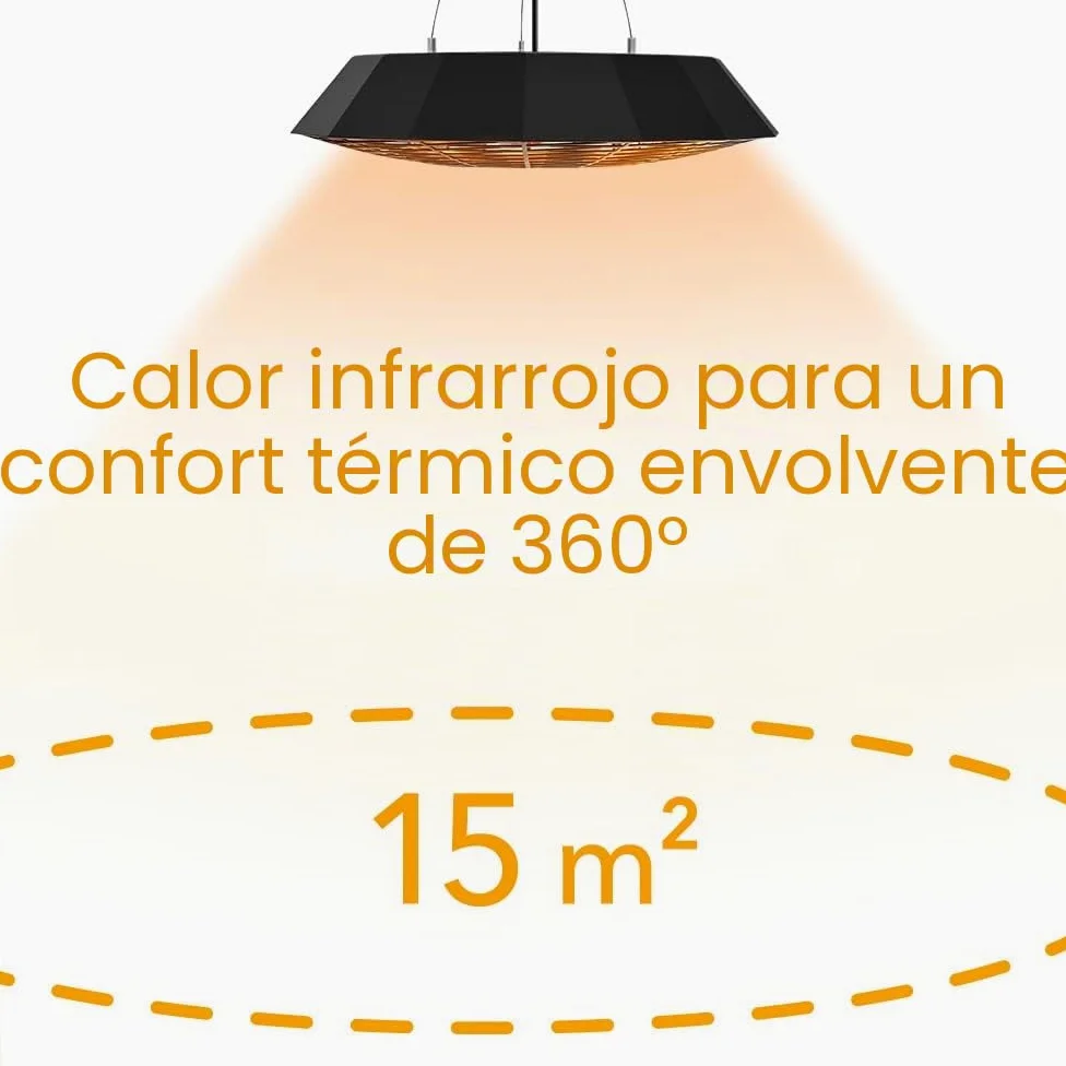 IR 2010 SC Calefactor de techo radiante de diseño