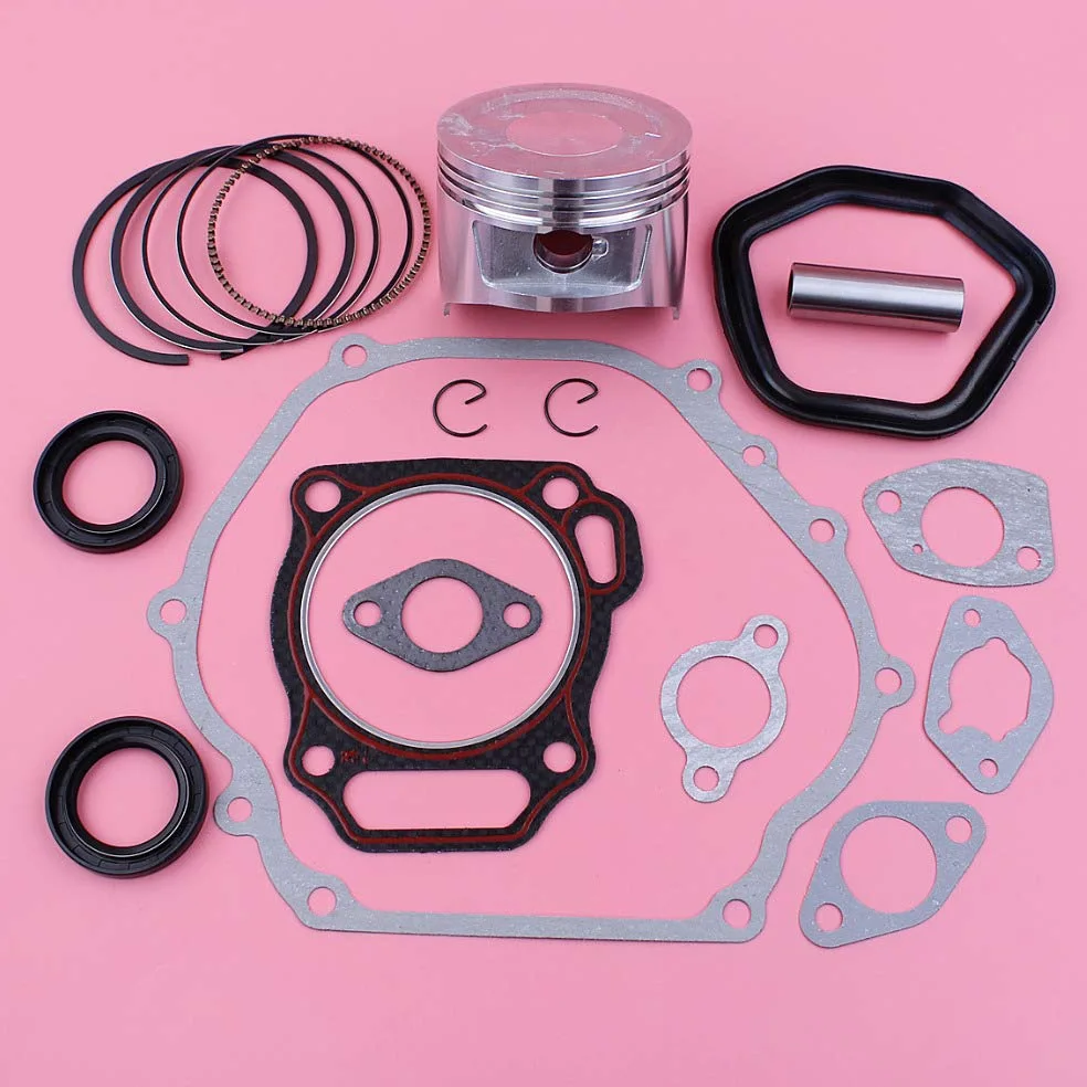 Juego de juntas completas de sello de aceite Circlip de anillo de pasador de pistón de 88mm for pieza de repuesto de motor de Gas GX390 13HP GX 390 188F
