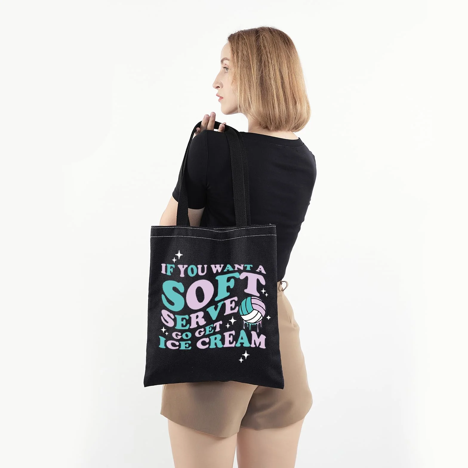 Bolsa de voleibol "If You Want A Soft Serve, Go Get Ice Cream" para jugador