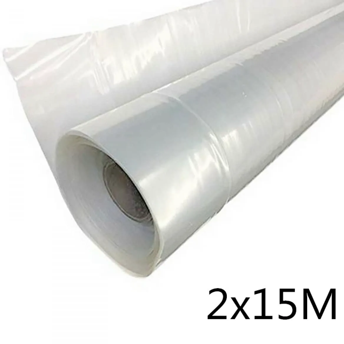 SPORTARC Película para invernadero, película de polietileno para invernadero de 15 m, película de plástico transparente para invernadero, resistente a los rayos UV, película de polietileno que