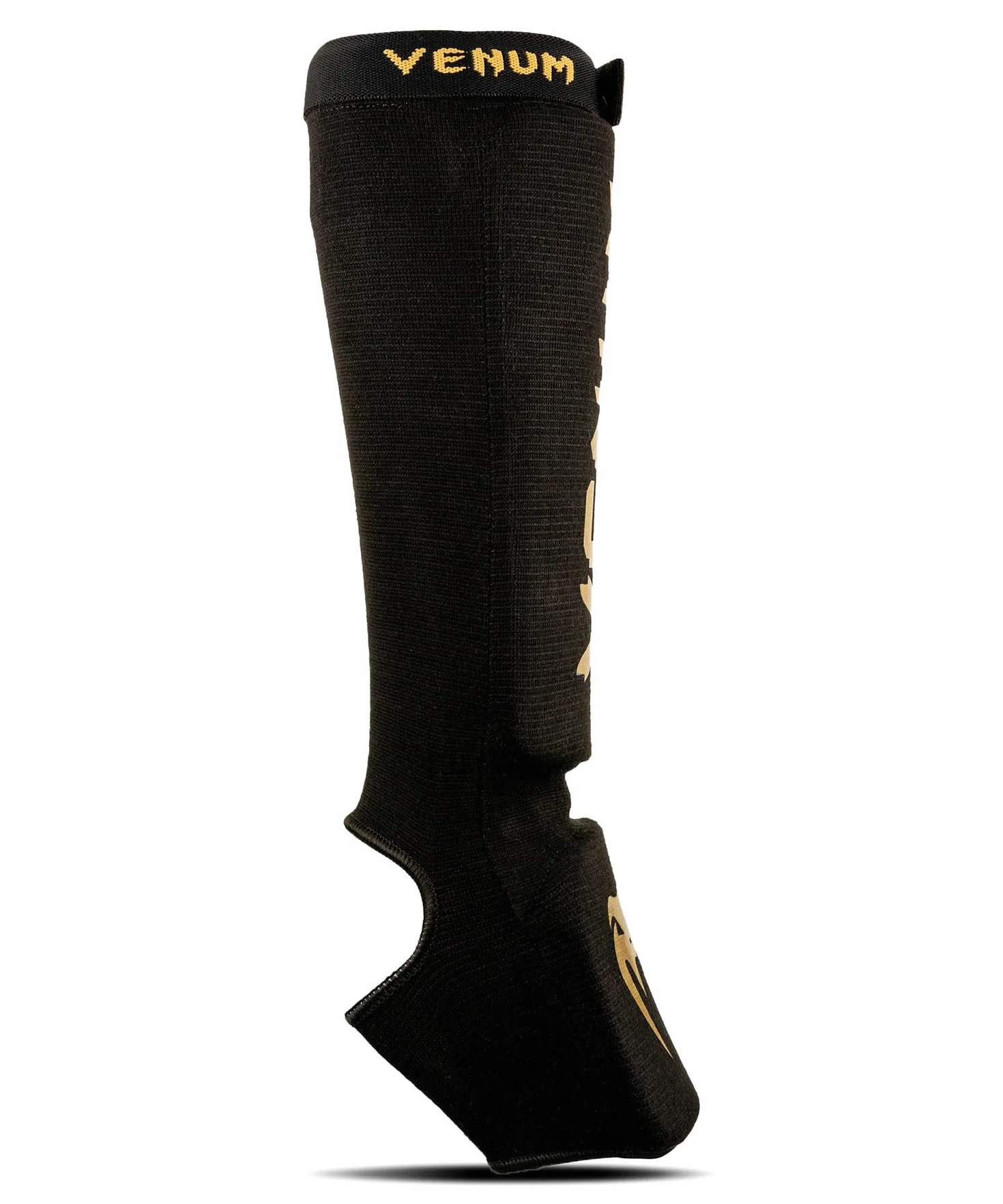 VENUM Kontact Shin Guards, Espinilleras Unisex, Negro/Oro, XS