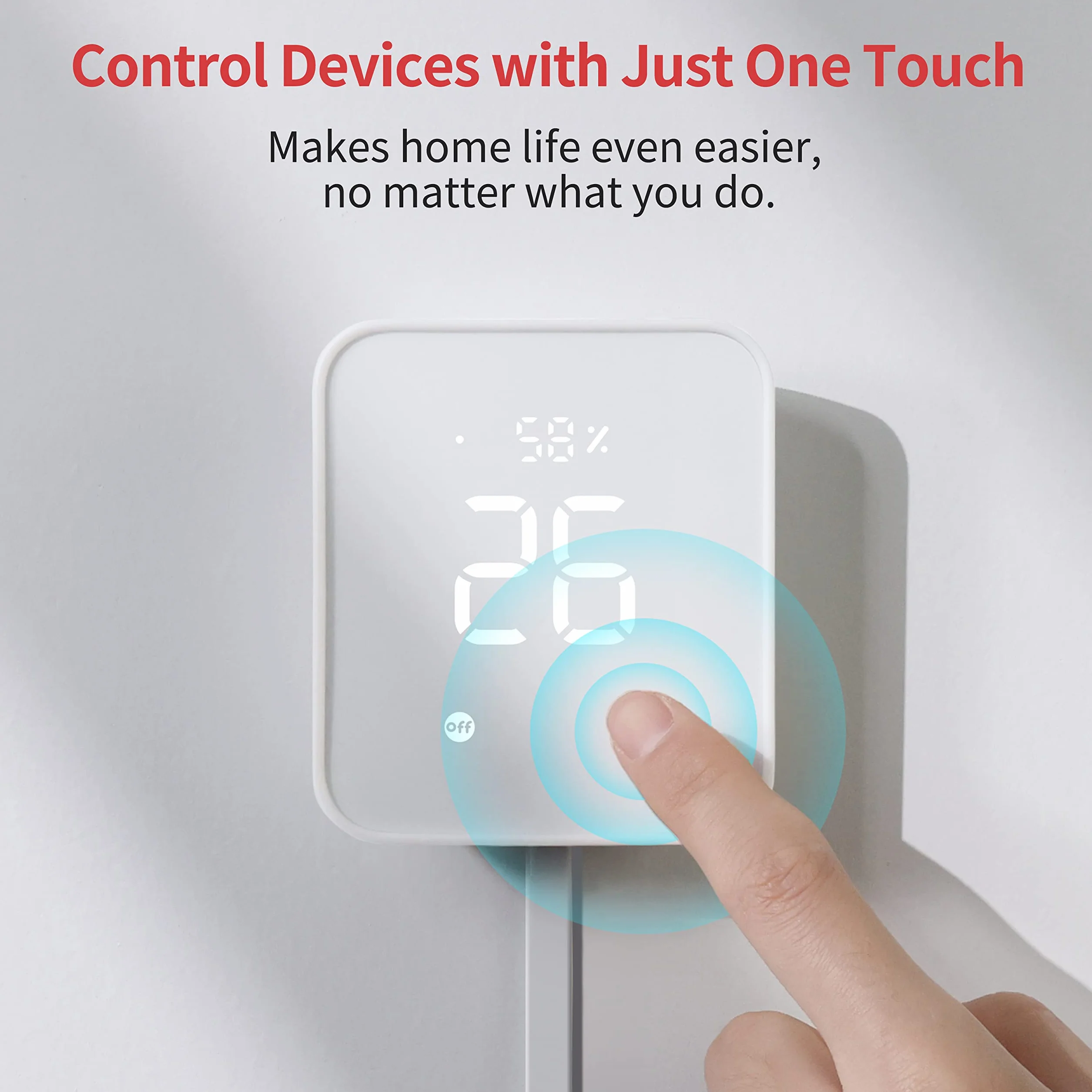 SwitchBot Hub 2, termómetro higrómetro WiFi, mando a distancia IR, mando a distancia inteligente y sensor de luz, conecta SwitchBot a Wi-Fi (2,4 GHz), compatible con Alexa&Google Assistant