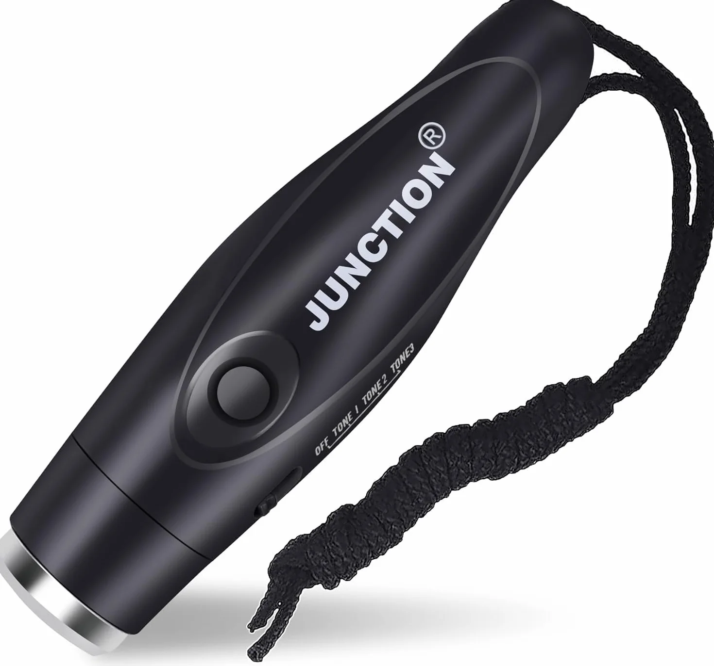 XREXS Silbato Electrónico de Mano con Batería para Deportes, Camping y Emergencia