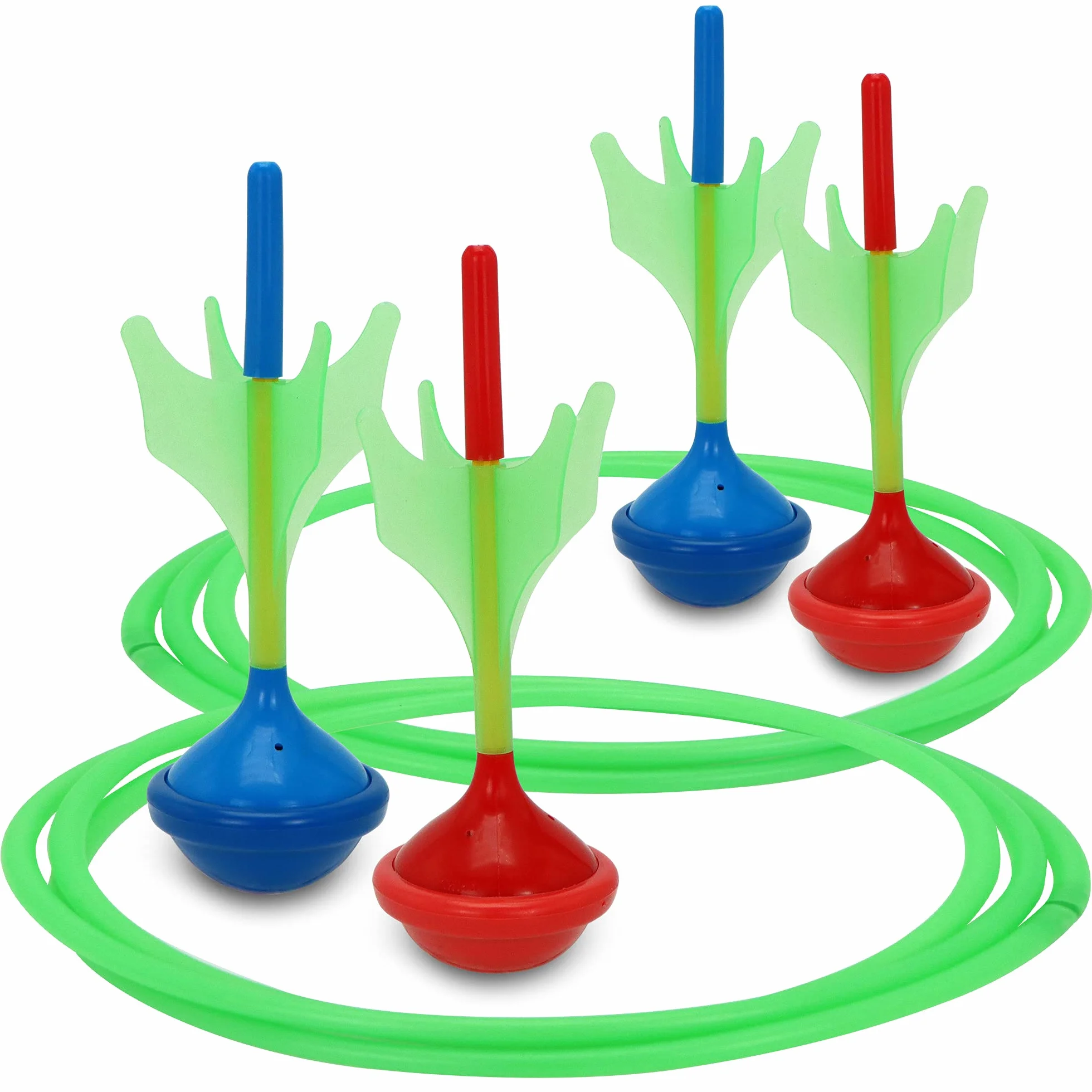 JOYIN Juego de Dardos de Césped que Brillan en la Oscuridad para Niños y Adultos