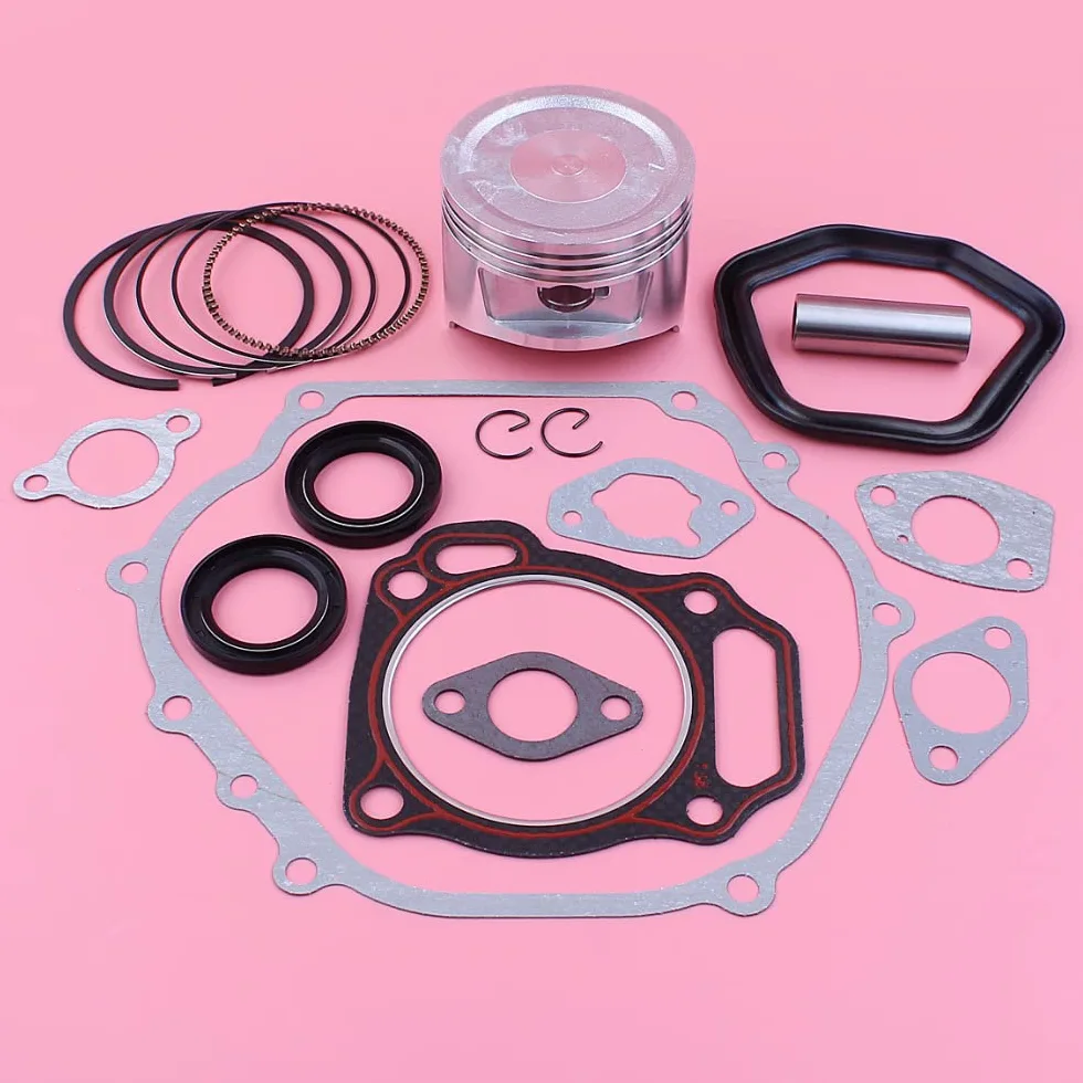 Juego de juntas completas de sello de aceite Circlip de anillo de pasador de pistón de 88mm for pieza de repuesto de motor de Gas GX390 13HP GX 390 188F