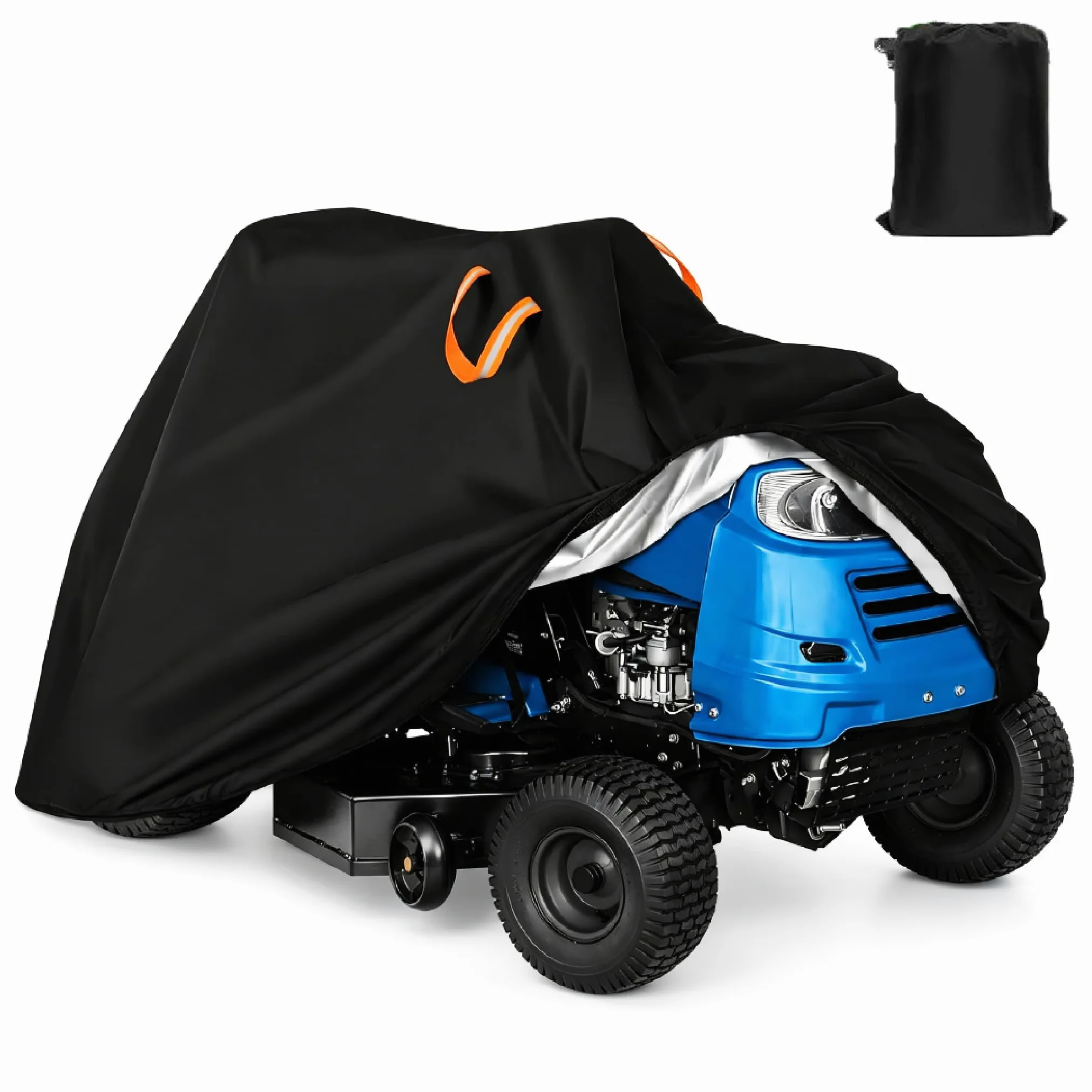 Lawnmower Cover para Efco EF 92 2012-2020 36", 420D Cubierta Impermeable Oxford con Borde Elástico, Asa Reflectante y Bolsa