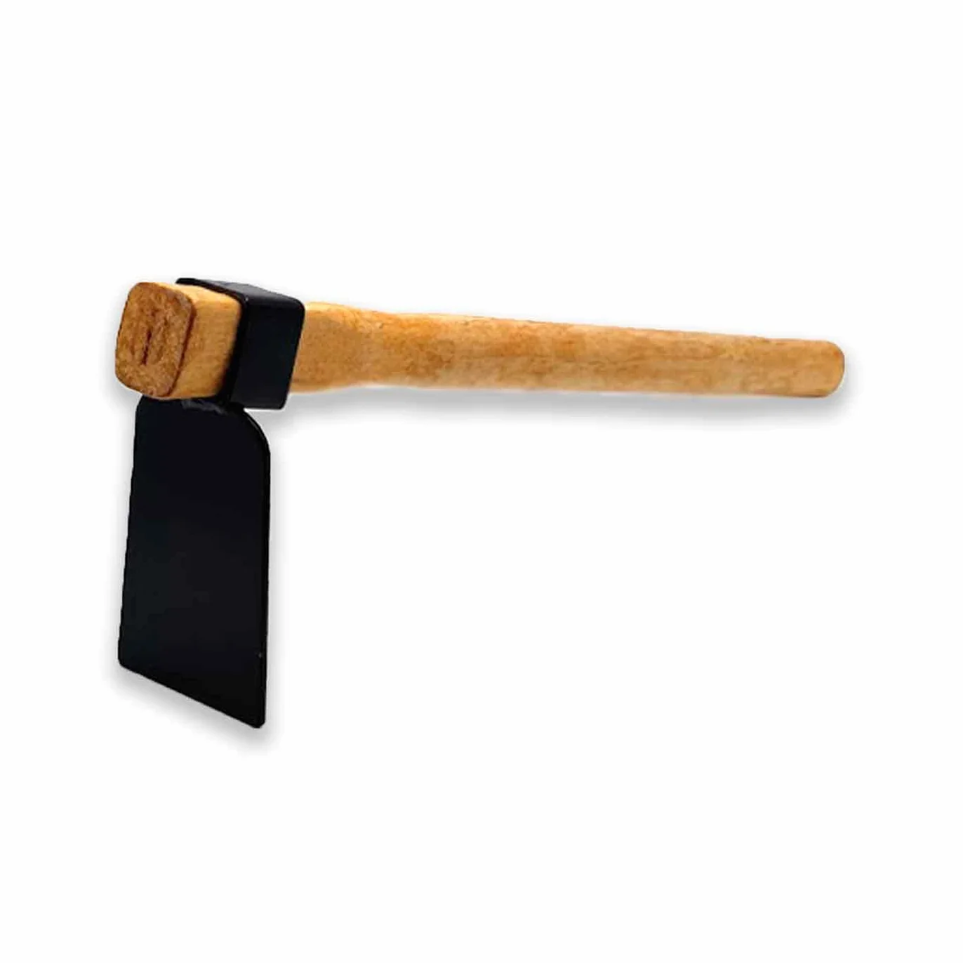 Azada con mango de madera, acero inoxidable, diseño ergonómico, fácil y cómodo, herramienta manual. 36 x 12,5 x 6 cm