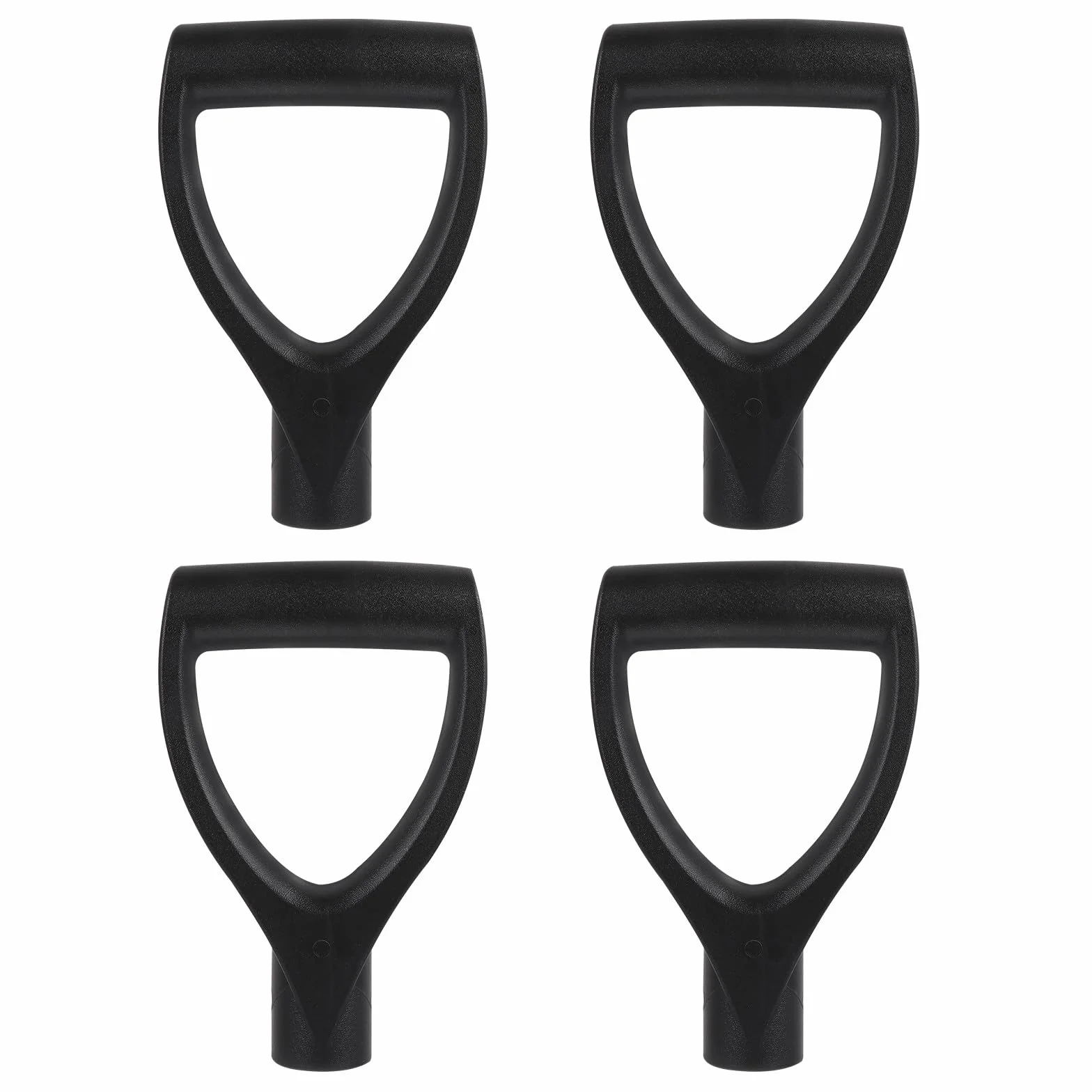 Artibetter Empuñadura en D para Pala de Nieve Mango de Plástico PP, Paquete de 4 Piezas, Repuesto Fácil de Usar y Resistente para Herramientas de Jardinería