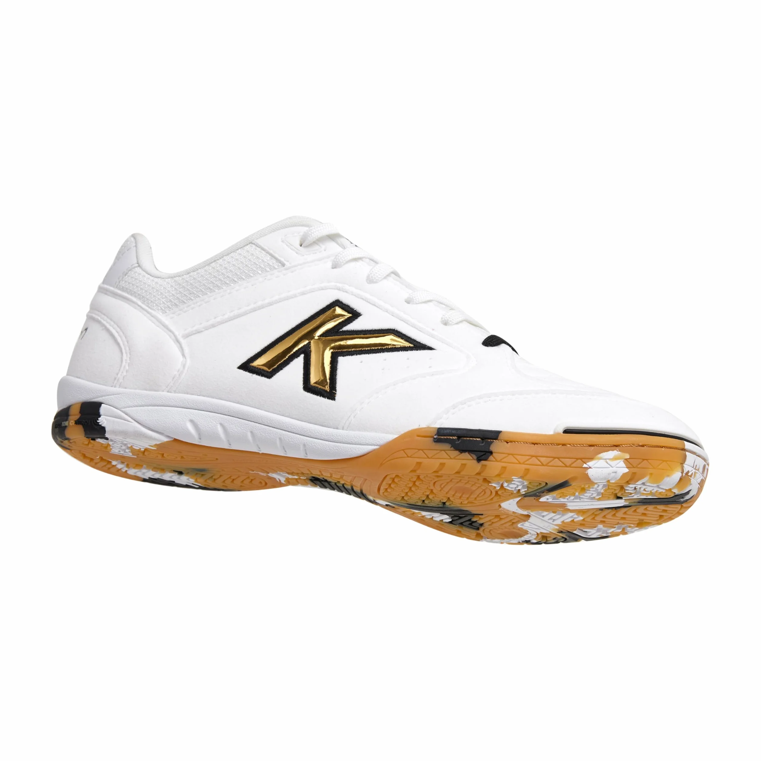 KELME Zapatillas De Fútbol Sala Special Player Precision Blanco Dorado Negro