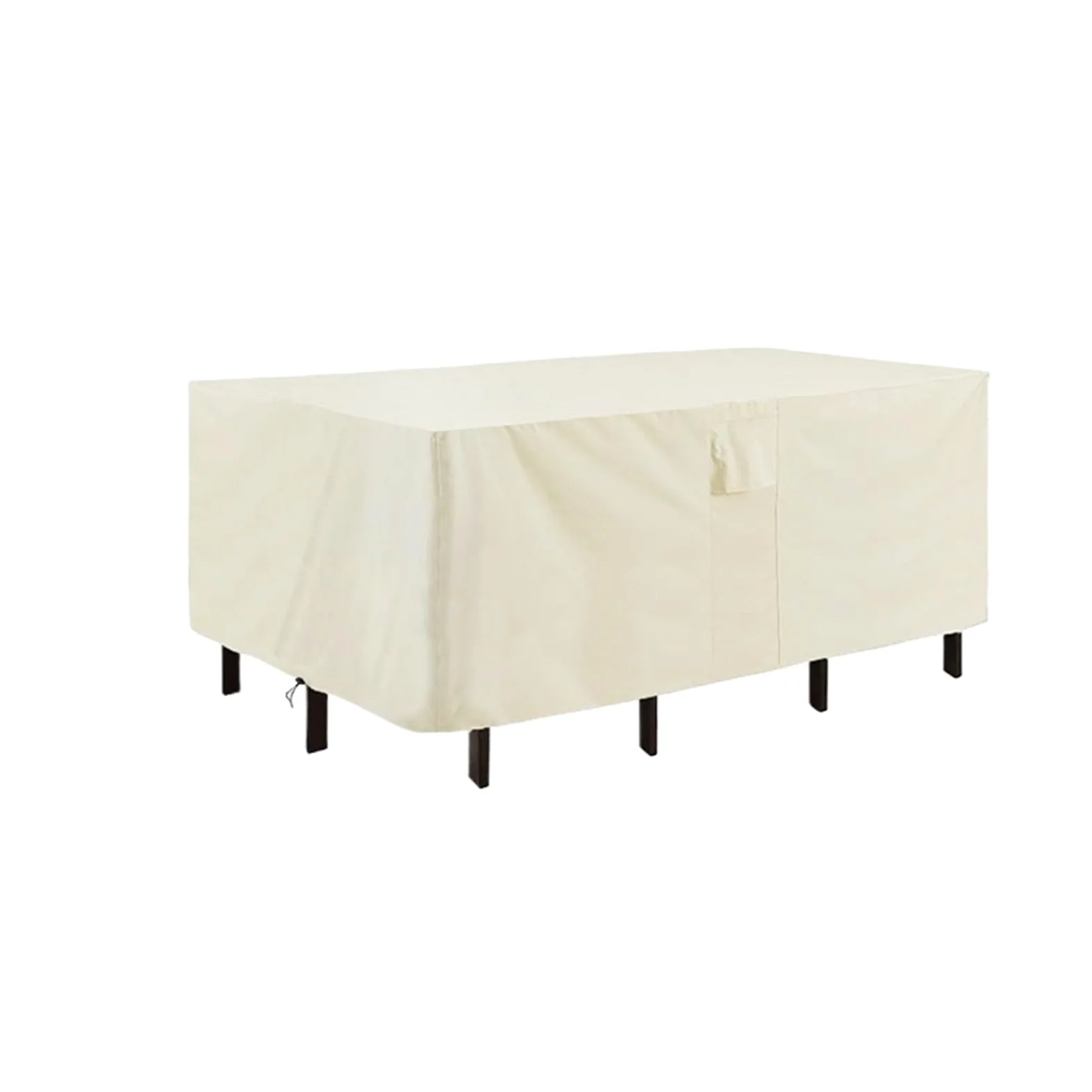 Funda de piel resistente para exteriores, impermeable y resistente al viento, protector de silla de mesa y sofá de jardín, funda resistente a la lluvia para muebles de patio (180 x 120 x 74 cm)